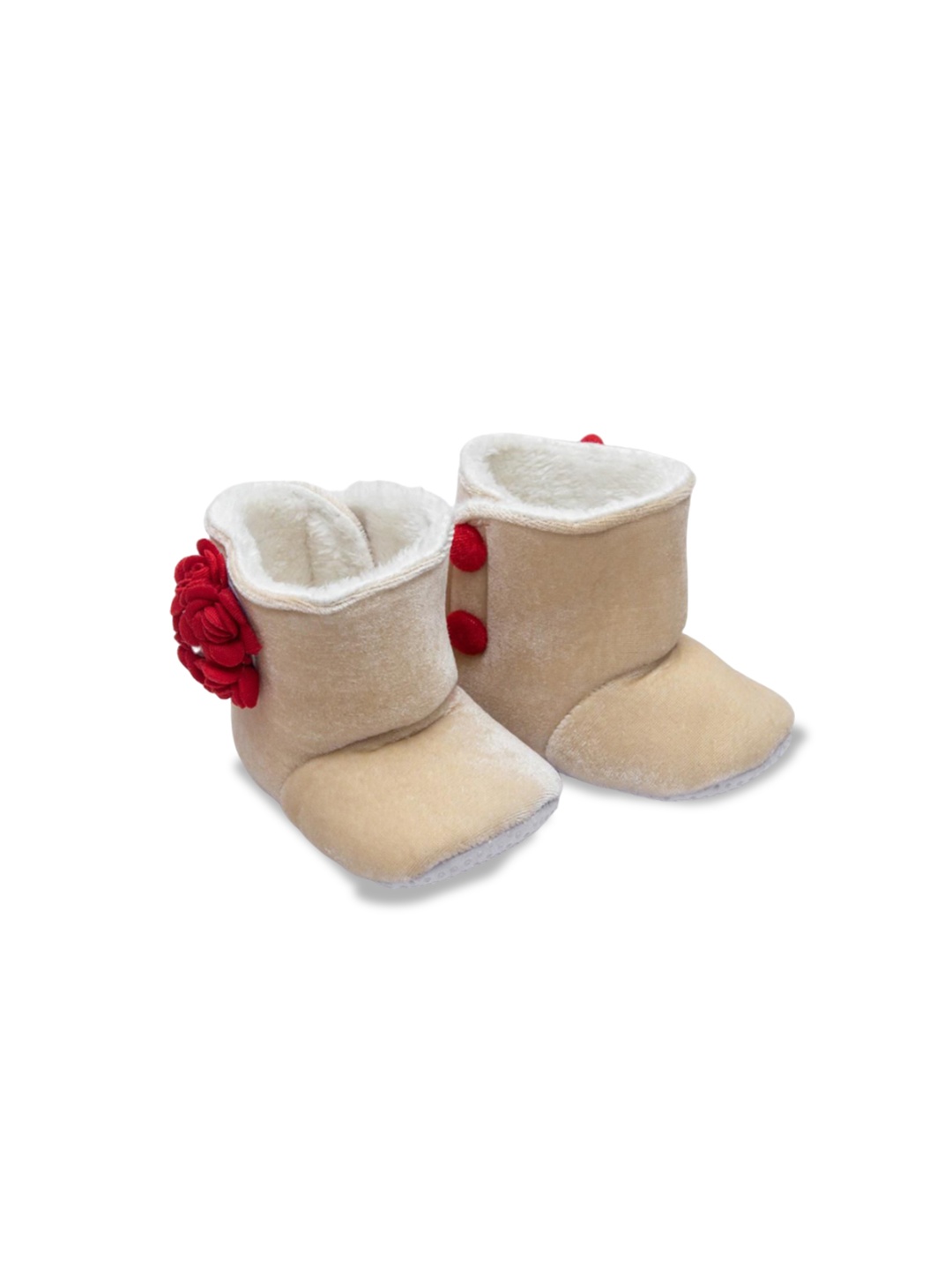 

Daizy Kids Girls Soft Long Booties, Beige