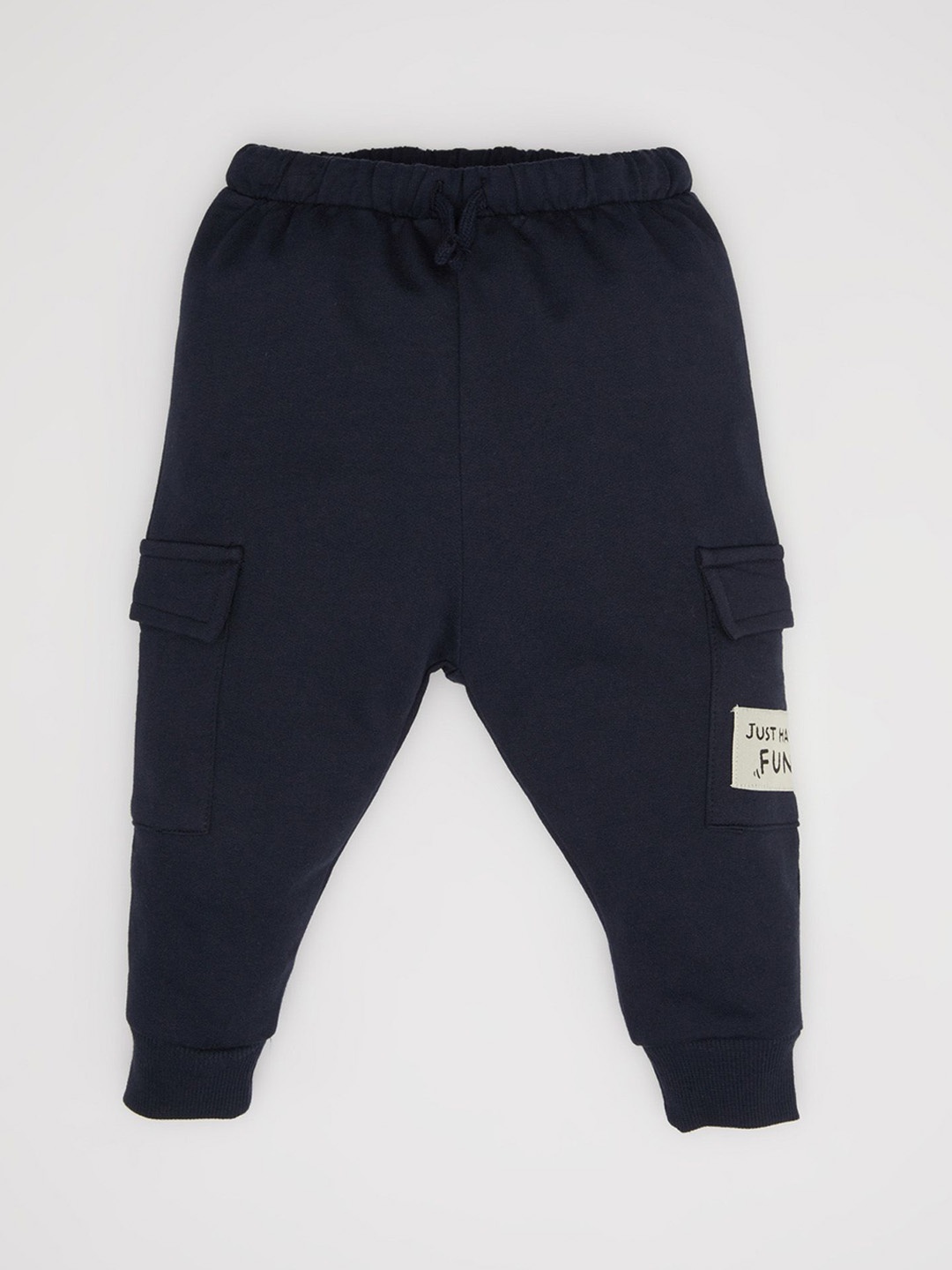 

DeFacto Boys Solid Joggers Cotton Trousers, Na