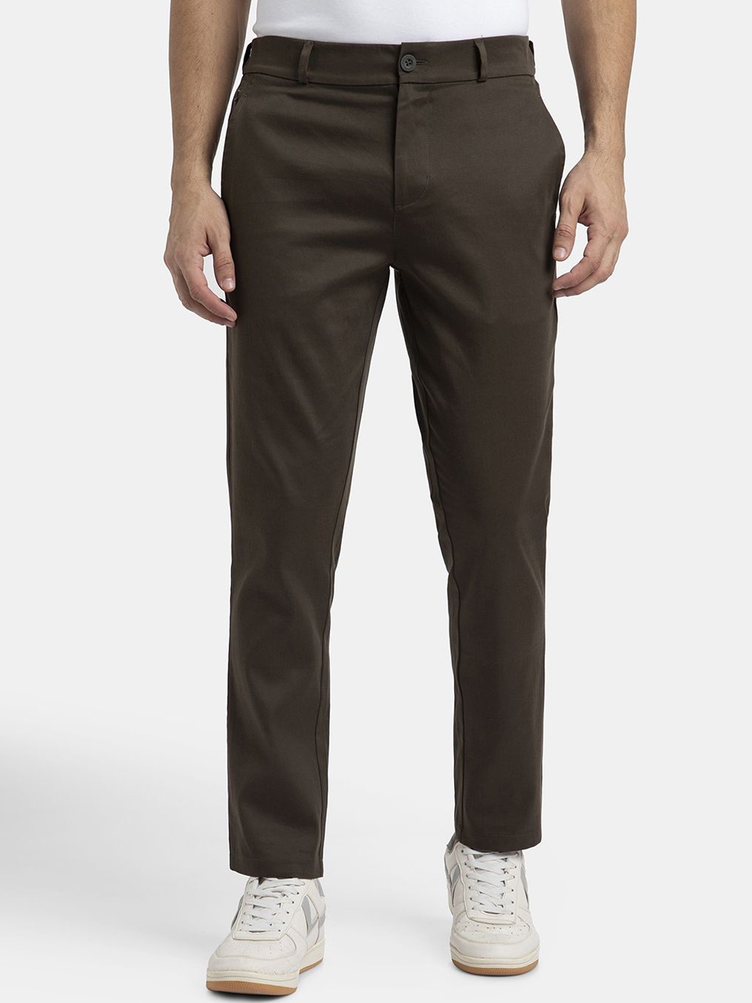 

Jockey Super Combed Cotton Rich Woven Fabric Slim Fit All Day Pants-IM26, Olive