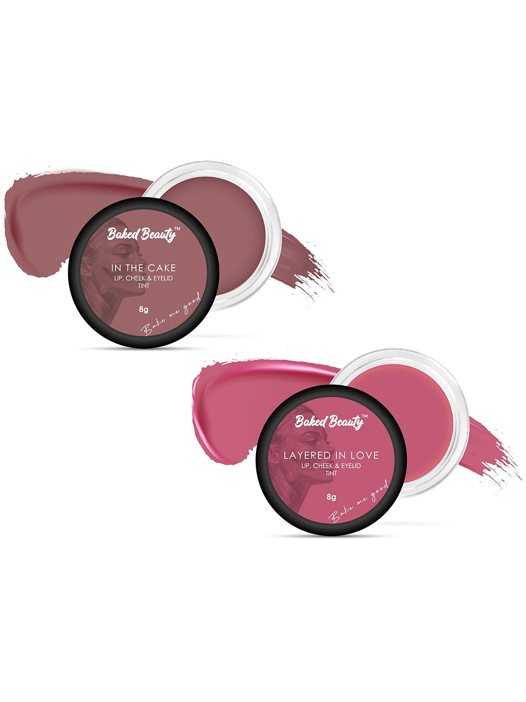 

Baked Beauty Set Of 2 Bake Me Good Long Lasting Lip & Cheek Tint - 8 g Each - In The Cake, Multi