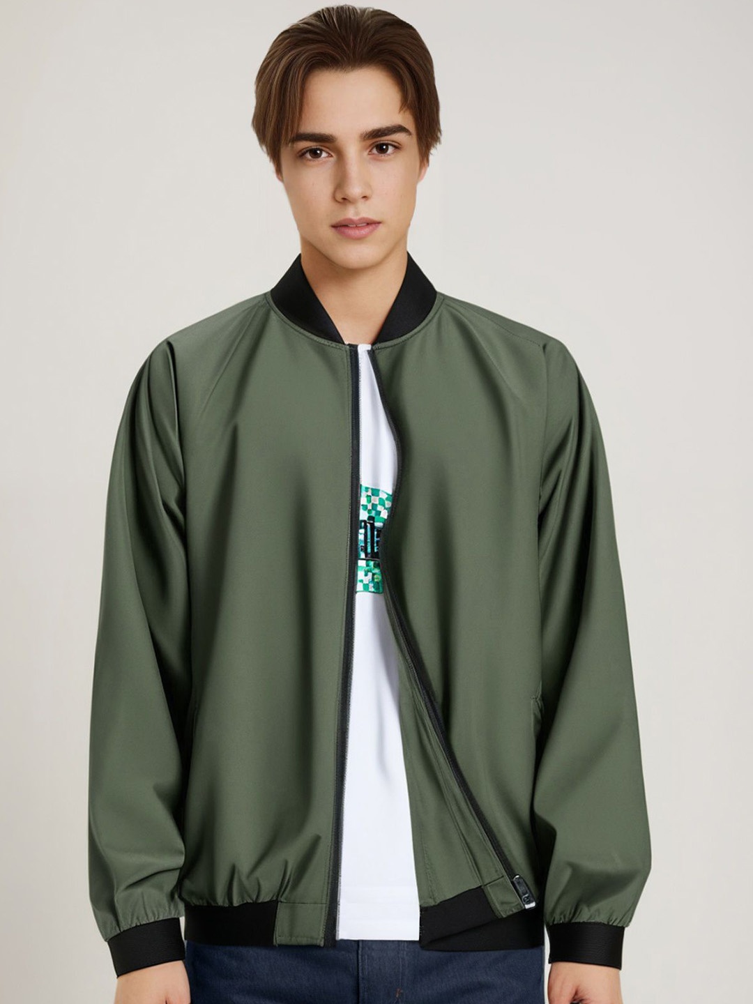 

StyleCast x Revolte Men Tailored Jacket, Green