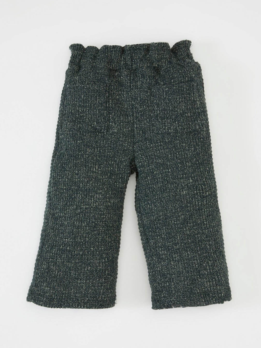 

DeFacto Girls Solid Parallel Trousers, Green