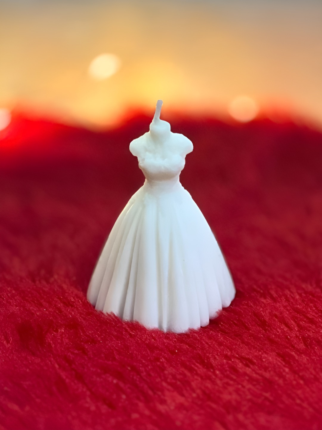 

Timaya's Decor White Princess Gown Candle