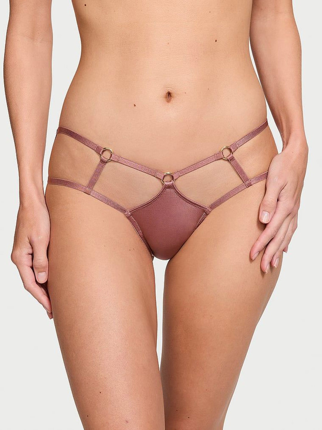 

Victoria's Secret Strappy Thong Briefs, Pink