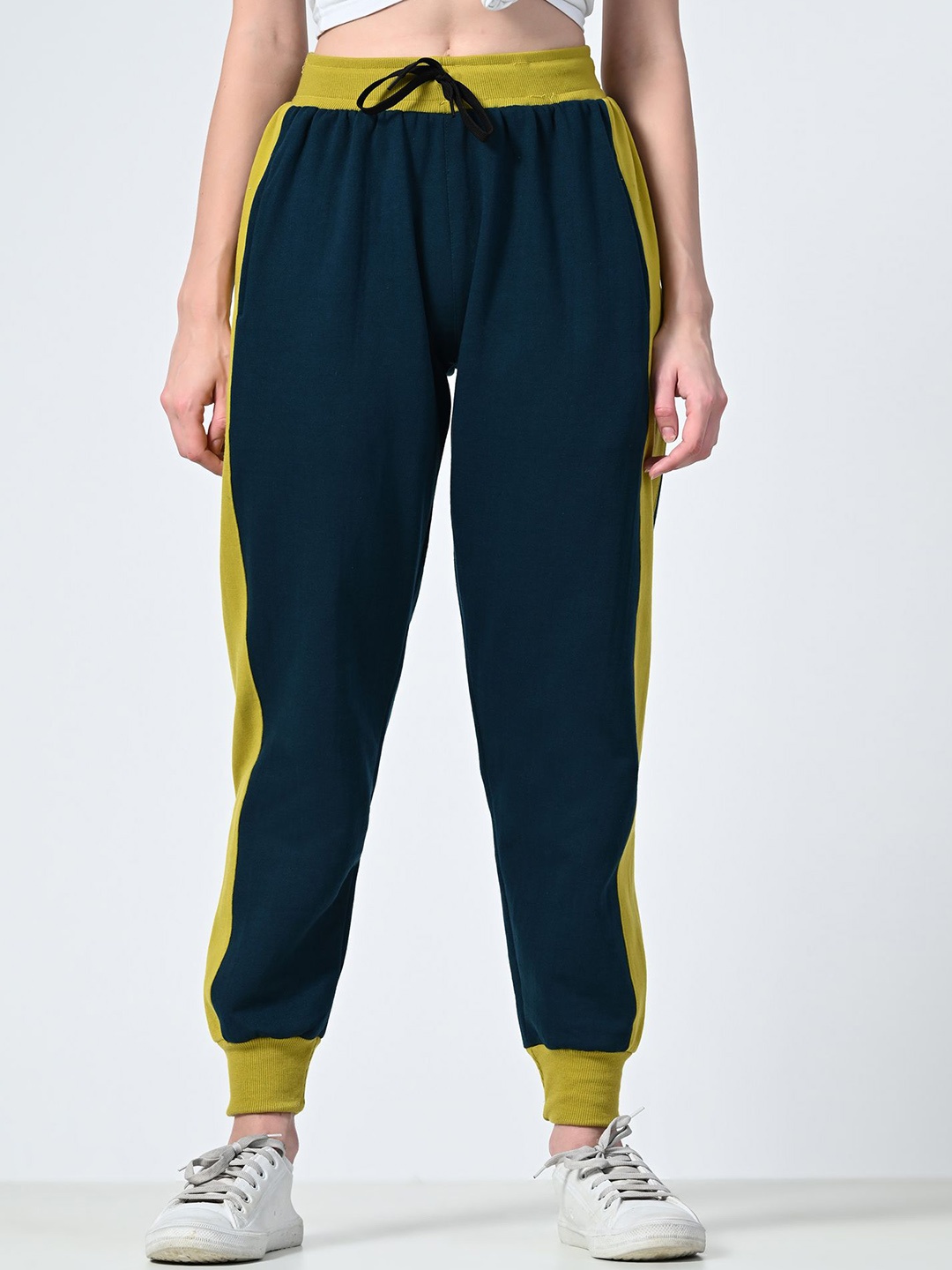 

BAESD Women Relaxed Fit Joggers, Navy blue