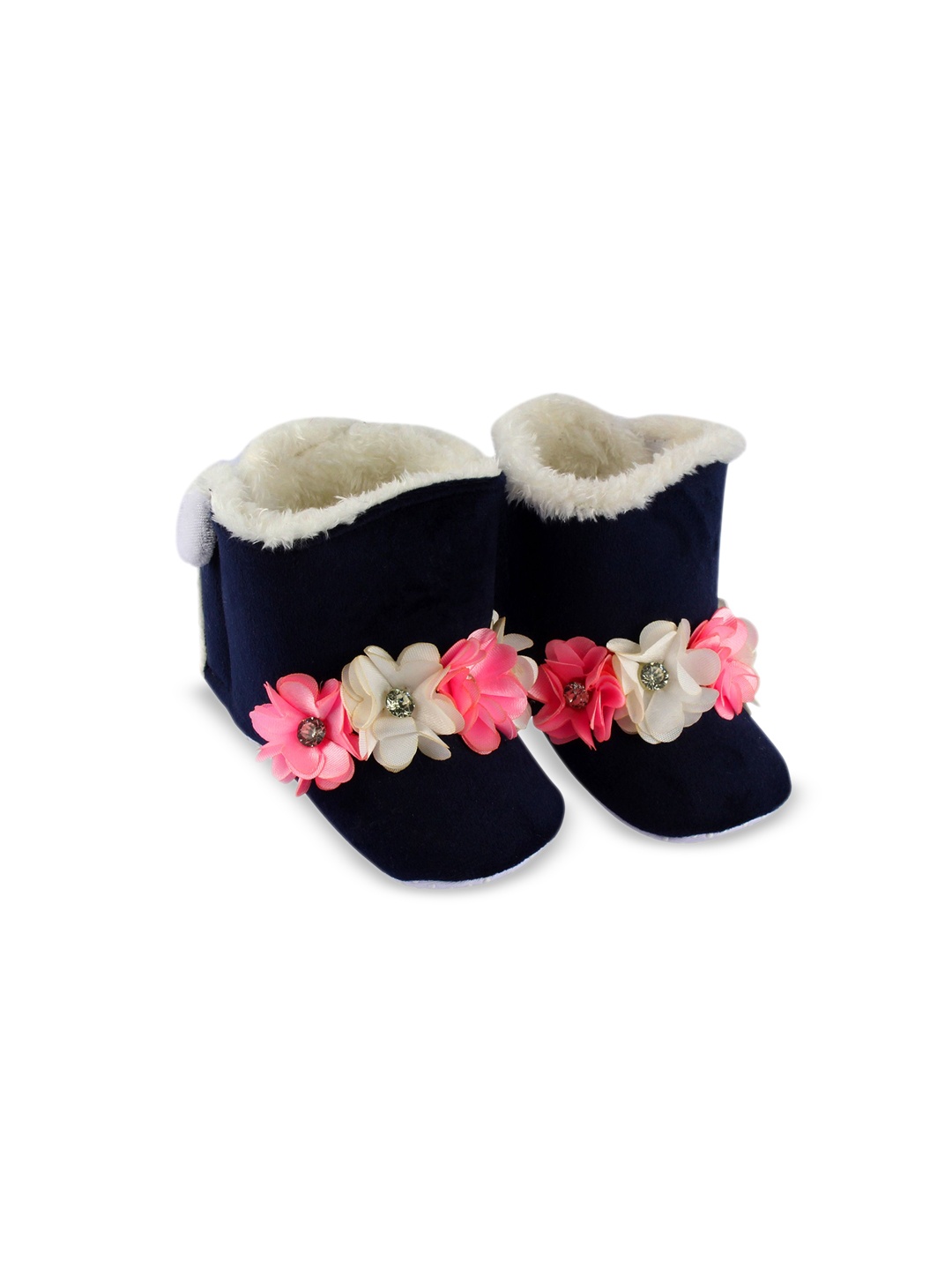 

Daizy Kids Soft Long Booties, Navy blue