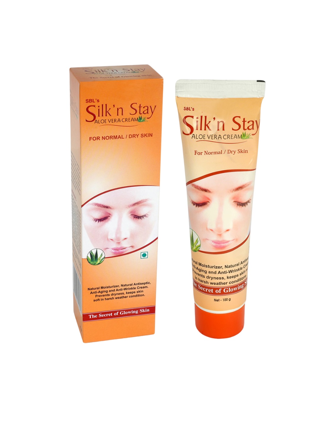 

SBL Silk 'n Stay Aloe Vera Cream- 100 g, White