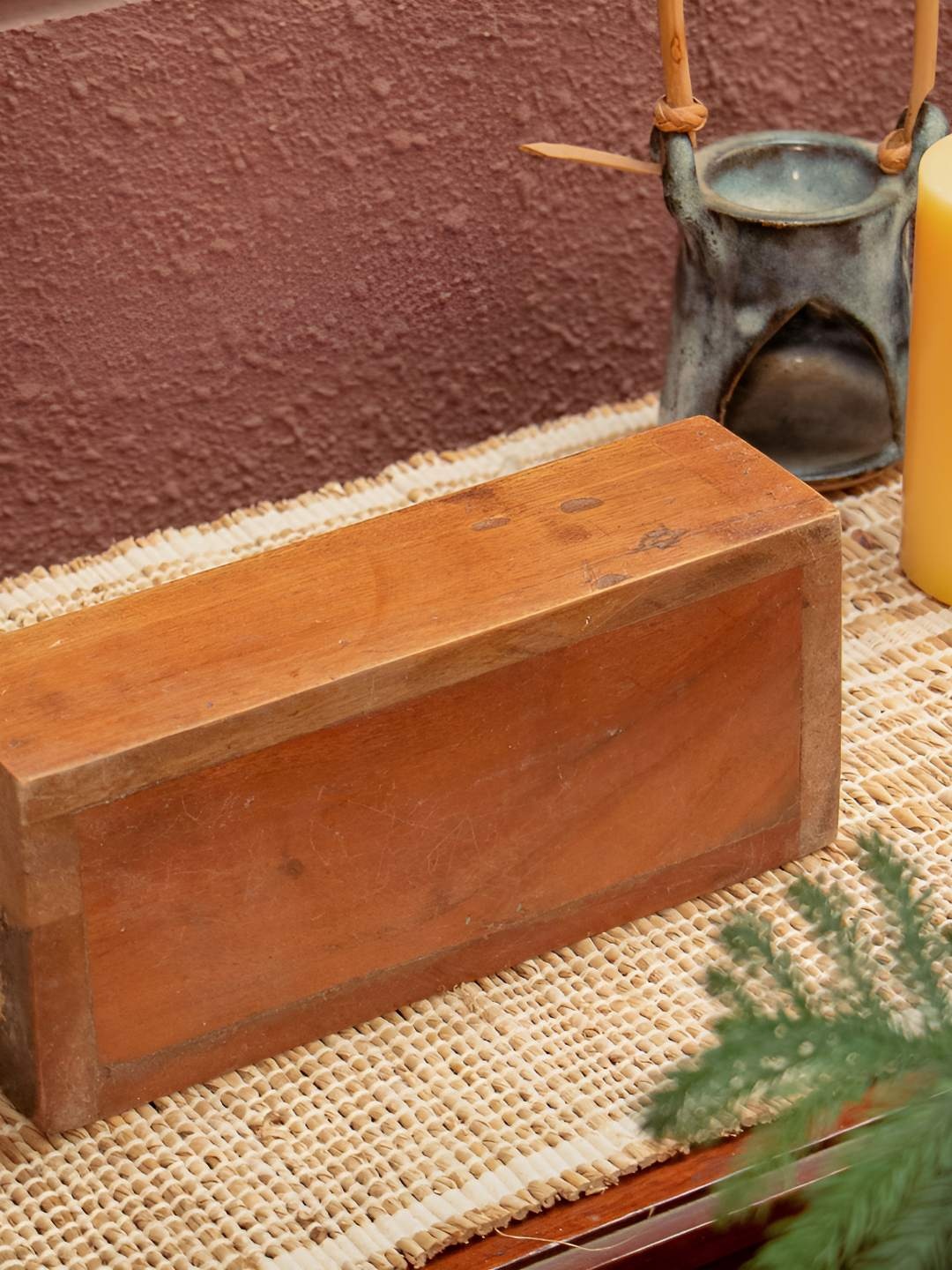 

Ambi Home Brown Vintage Look Desk Organiser