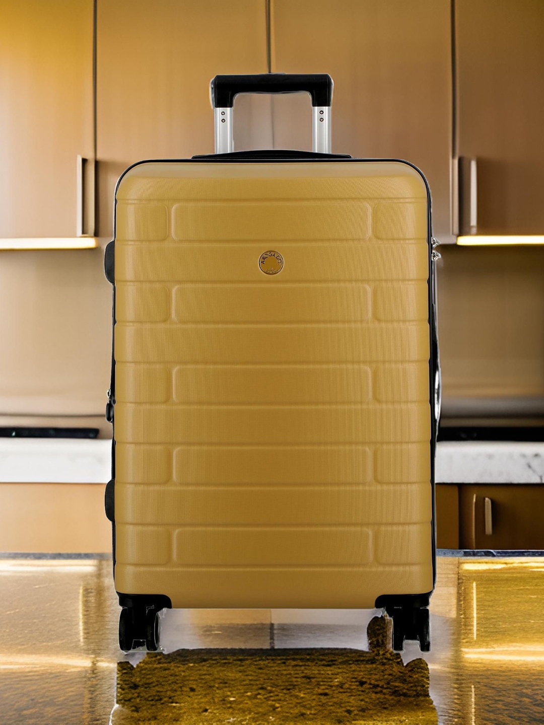 

JUMP Set Of 2 Hard-Sided Trolley Bag, Mustard