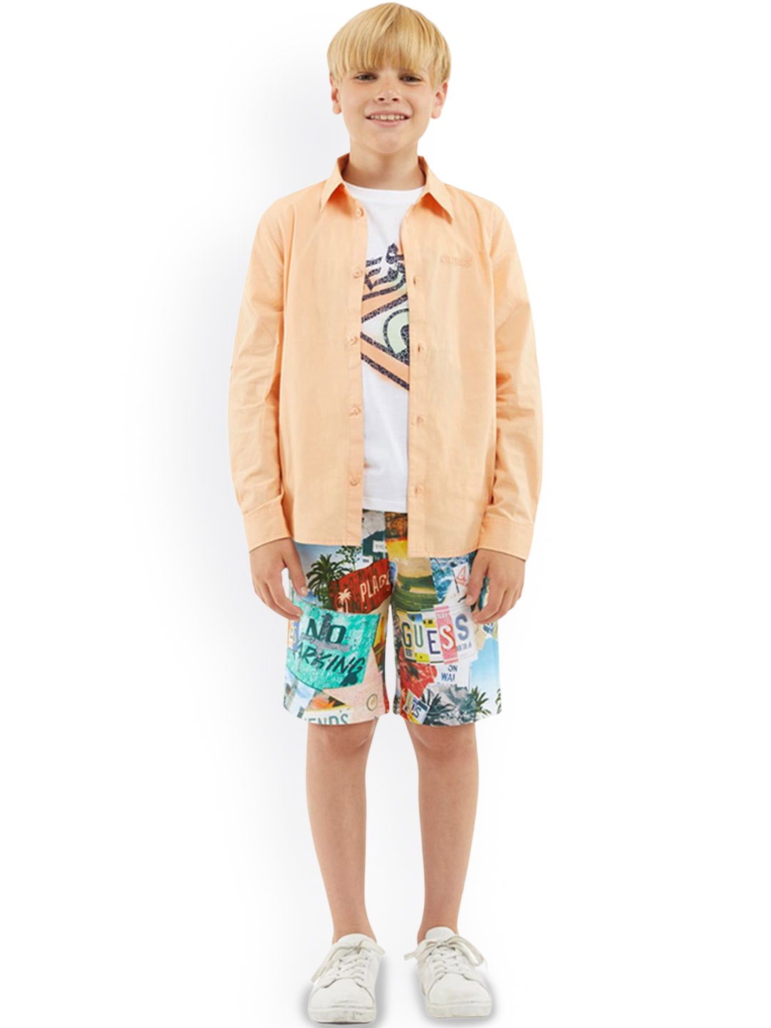 

GUESS kids Boys Printed Shorts, Multi