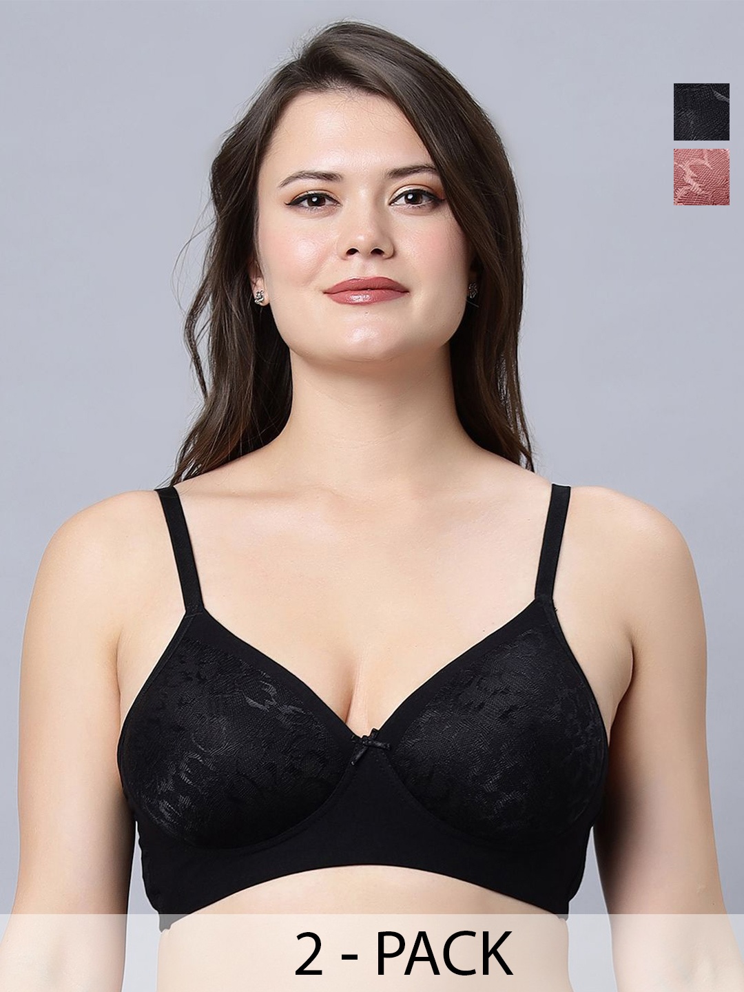 

In Care Bra Full Coverage Heavily Padded, Black