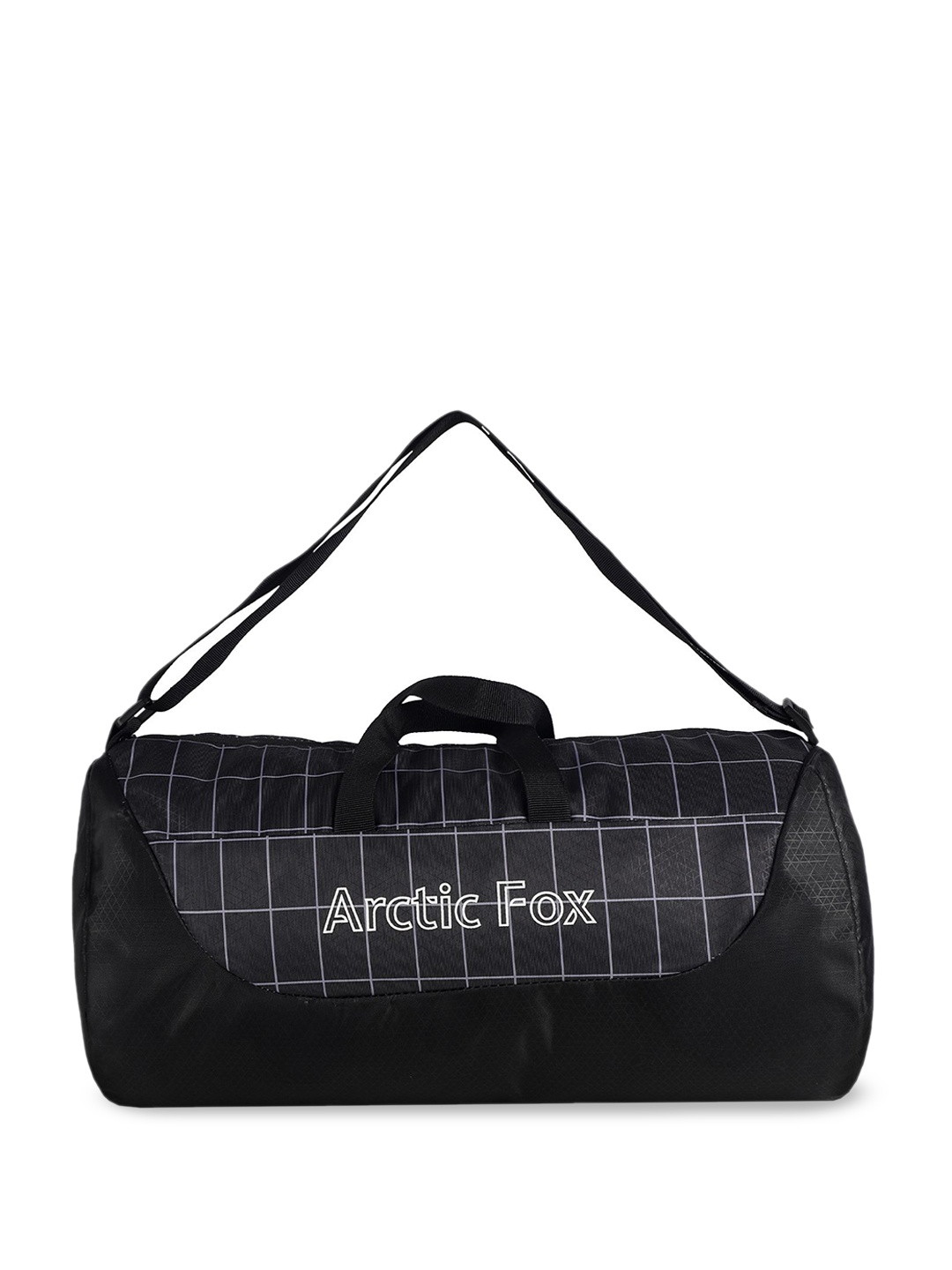 

Arctic Fox Colourblocked Small Foldable Sports Or Gym Duffel Bag, Black