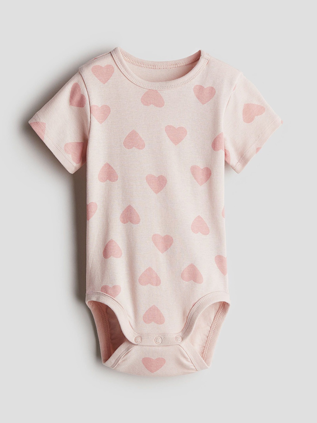 

H&M Girls Cotton Bodysuit, Pink