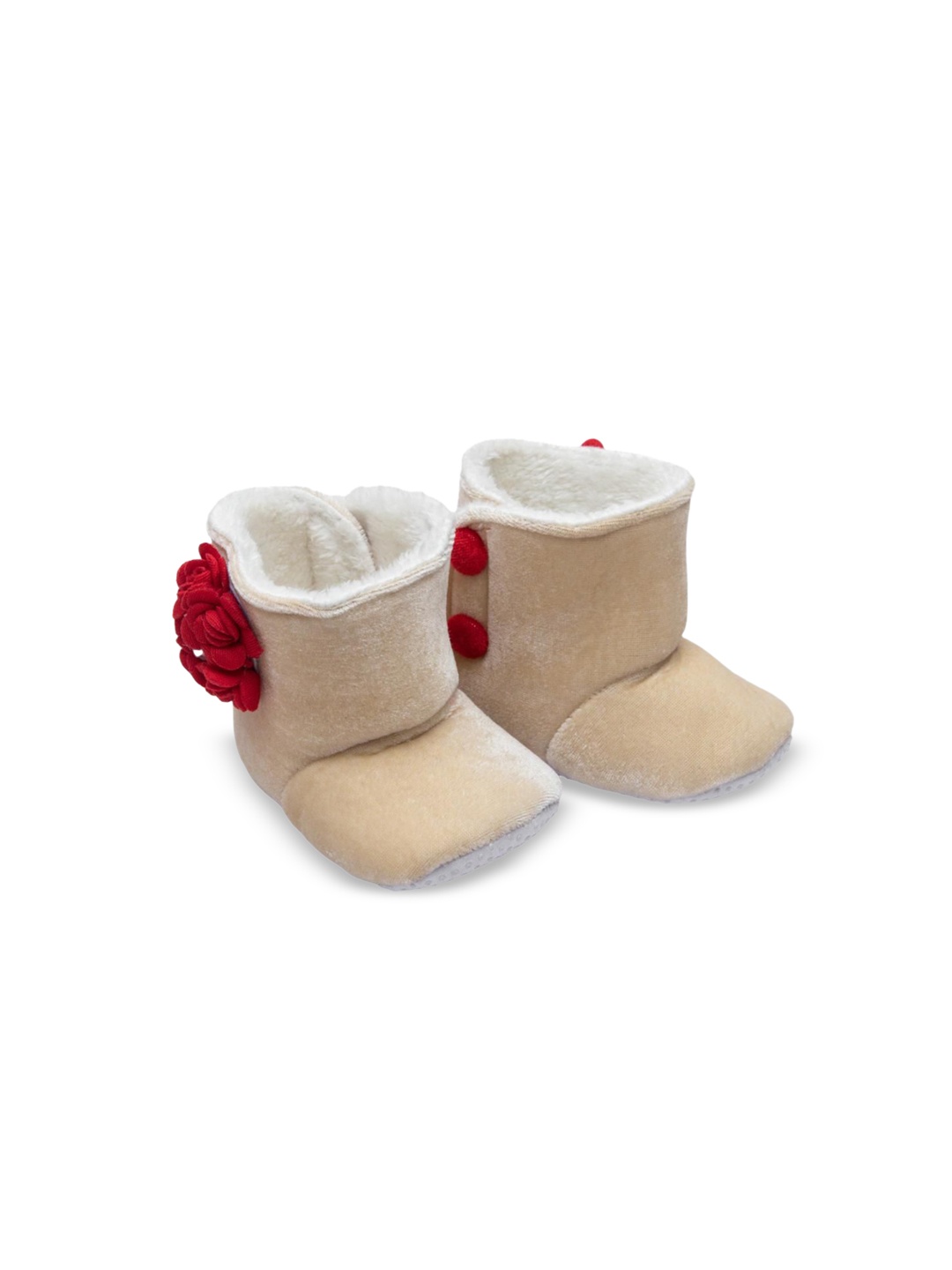 

Daizy Kids Soft Long Booties, Beige