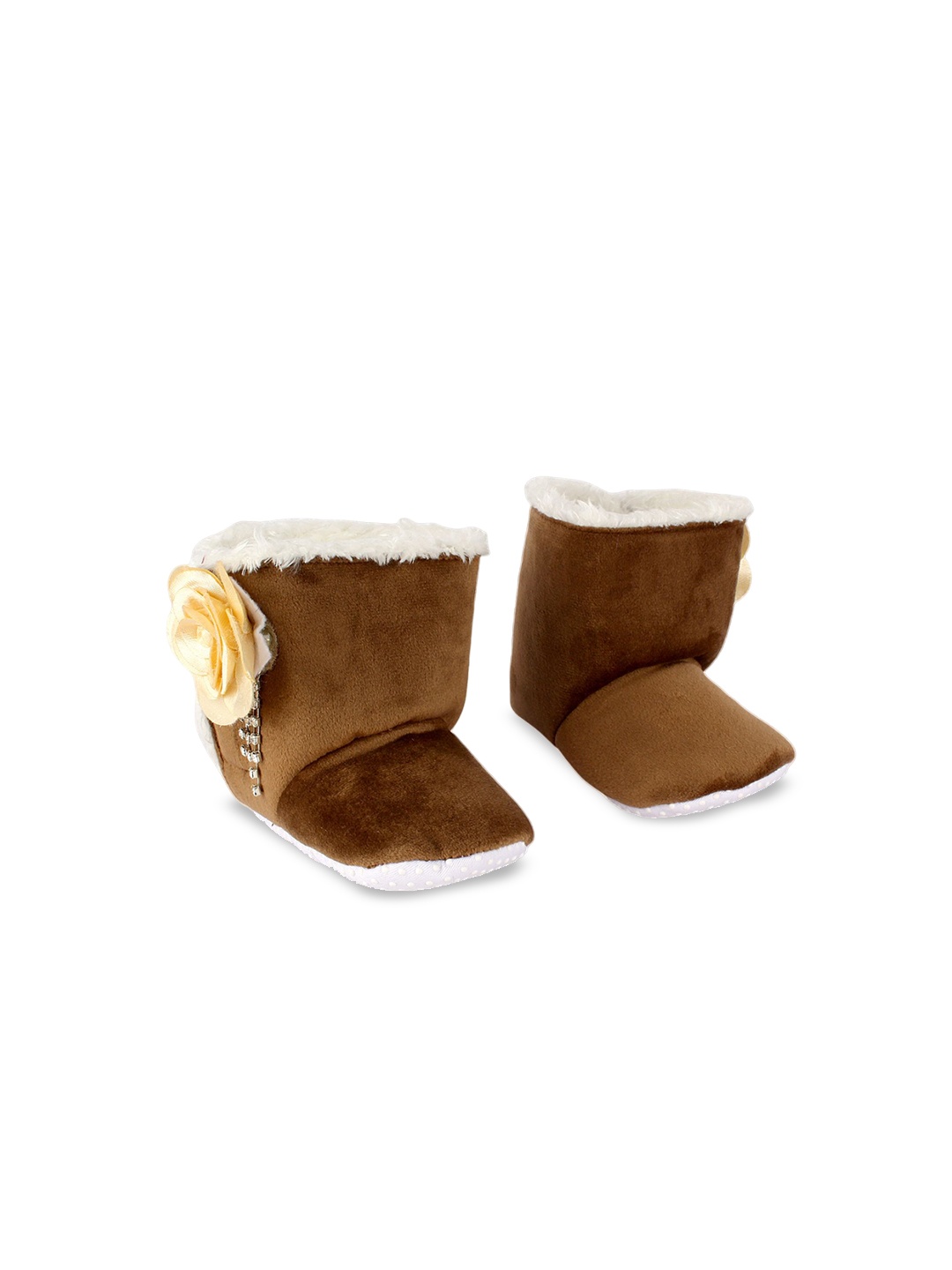 

Daizy Kids Soft Booties, Brown