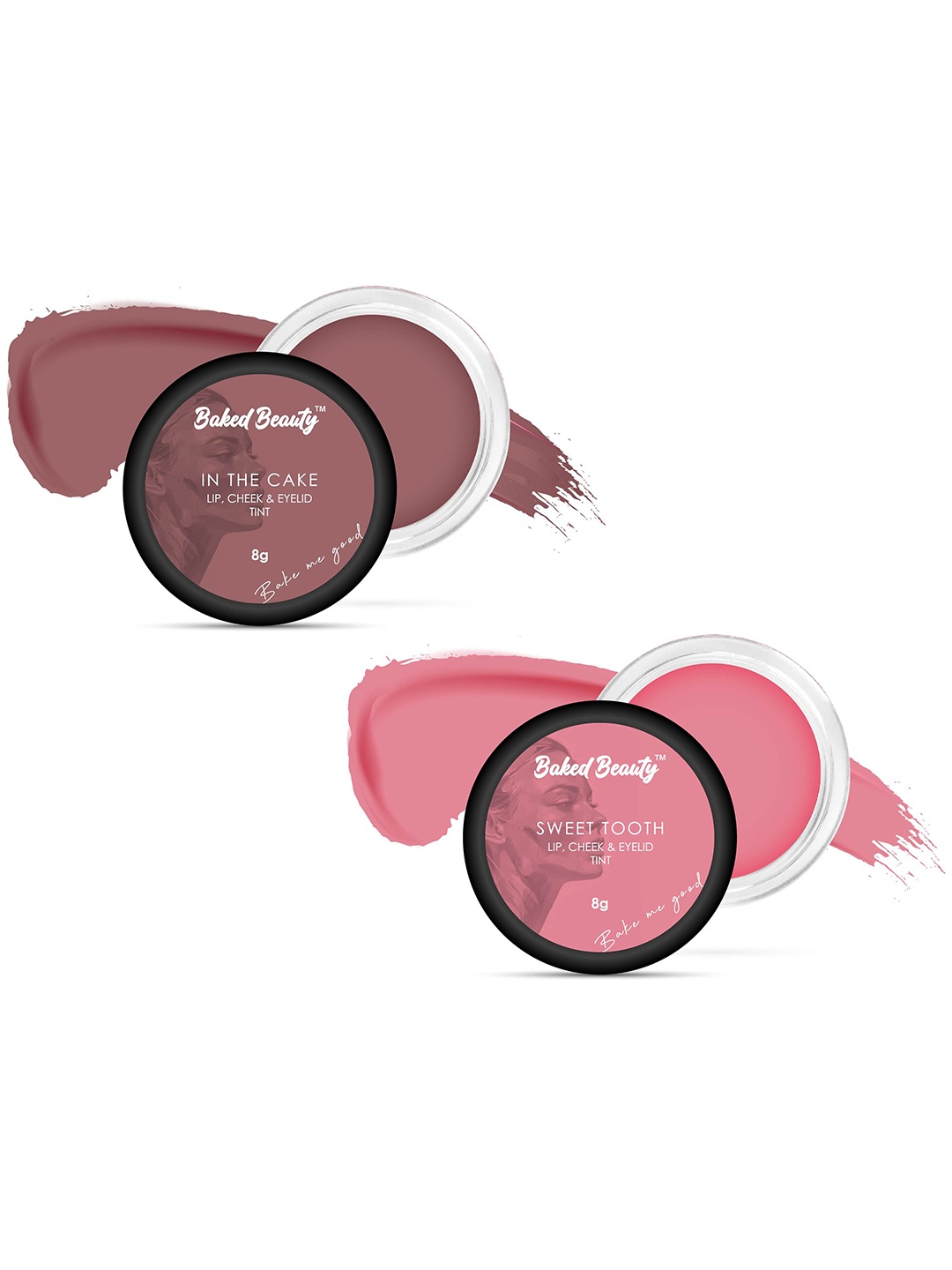 

Baked Beauty Set Of 2 Bake Me Good Long Lasting Lip & Cheek Tint - 8 g Each - In The Cake, Multi