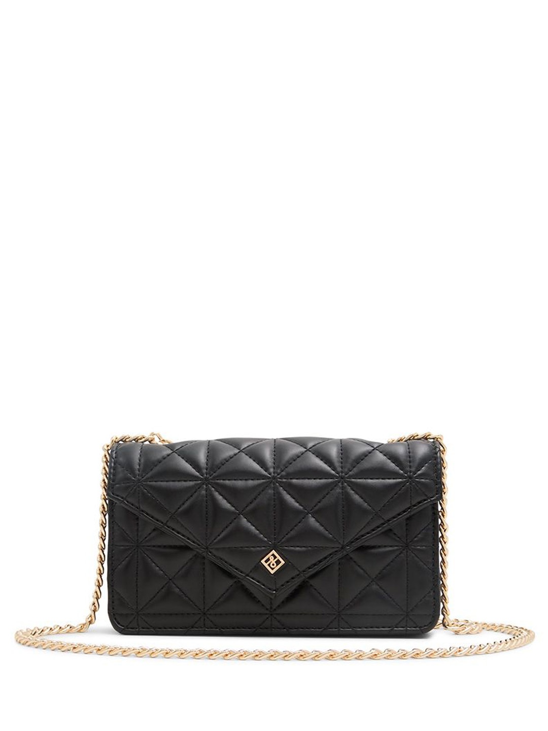 

Call It Spring Women Textured PU Structured Sling Bag, Black