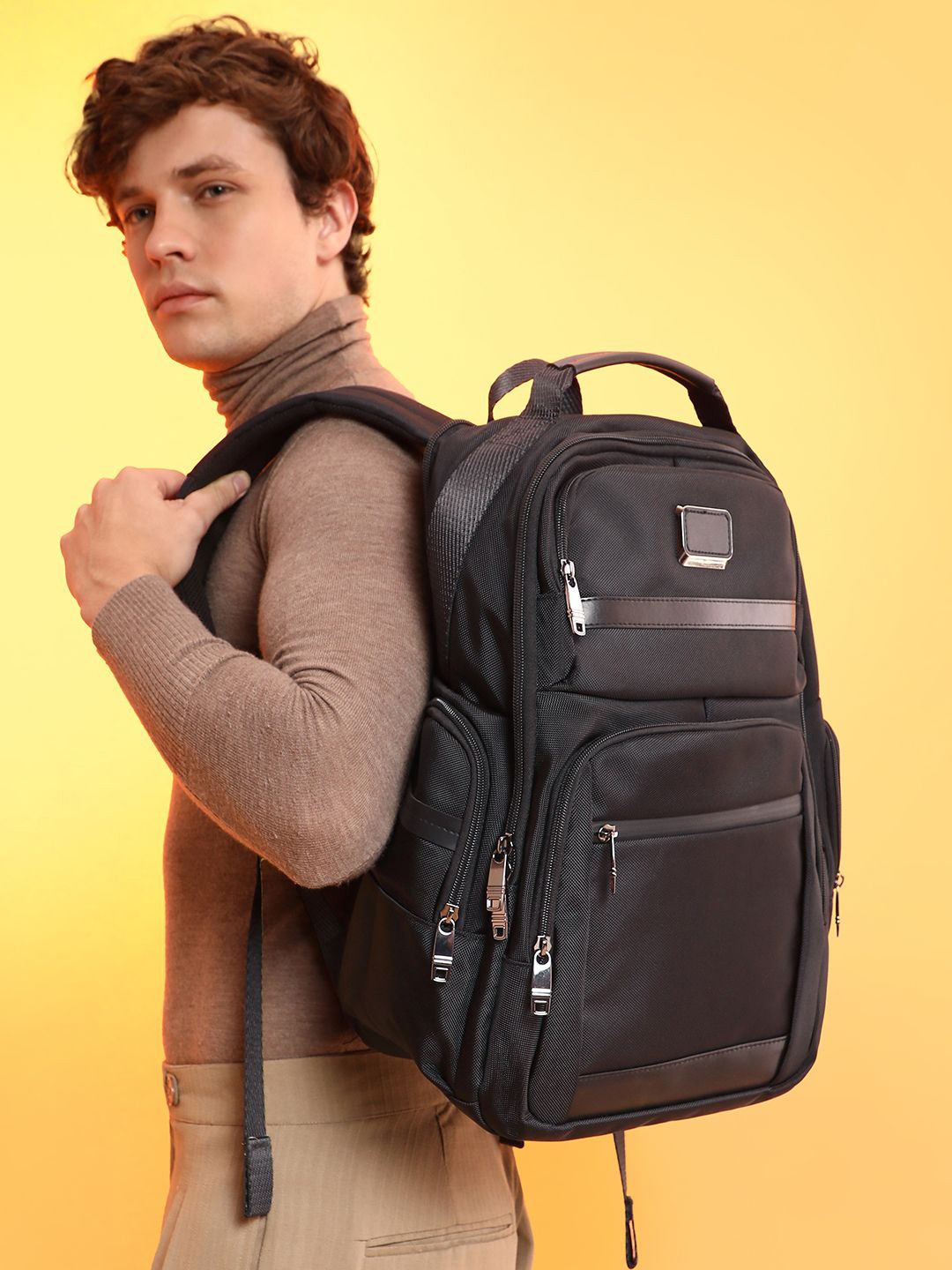 

French Accent Men Backpack, Grey