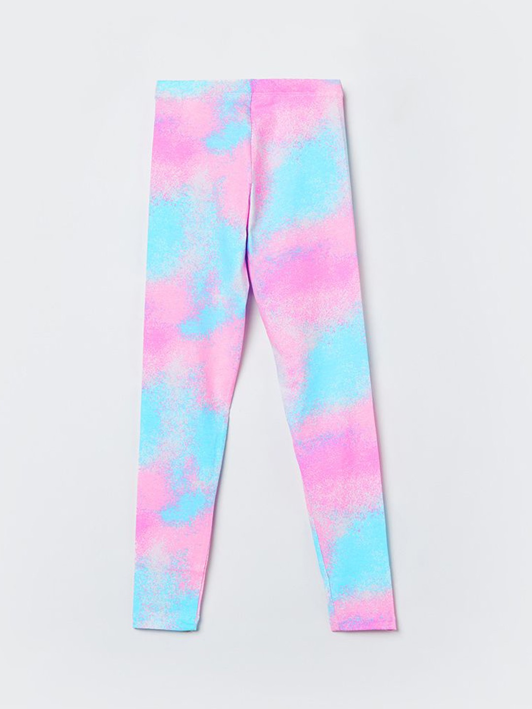 

Fame Forever by Lifestyle Girls Printed Cotton Ankle-Length Leggings, Pink