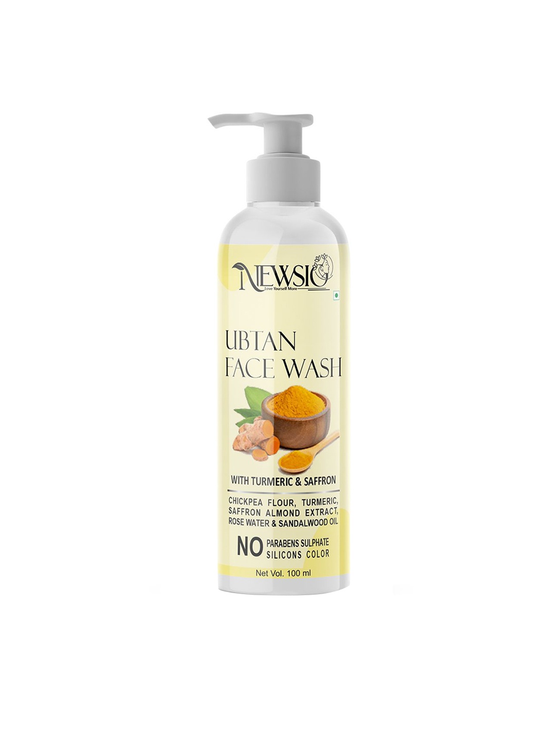 

Newsio Ubtan Face Wash-100 ml, Yellow