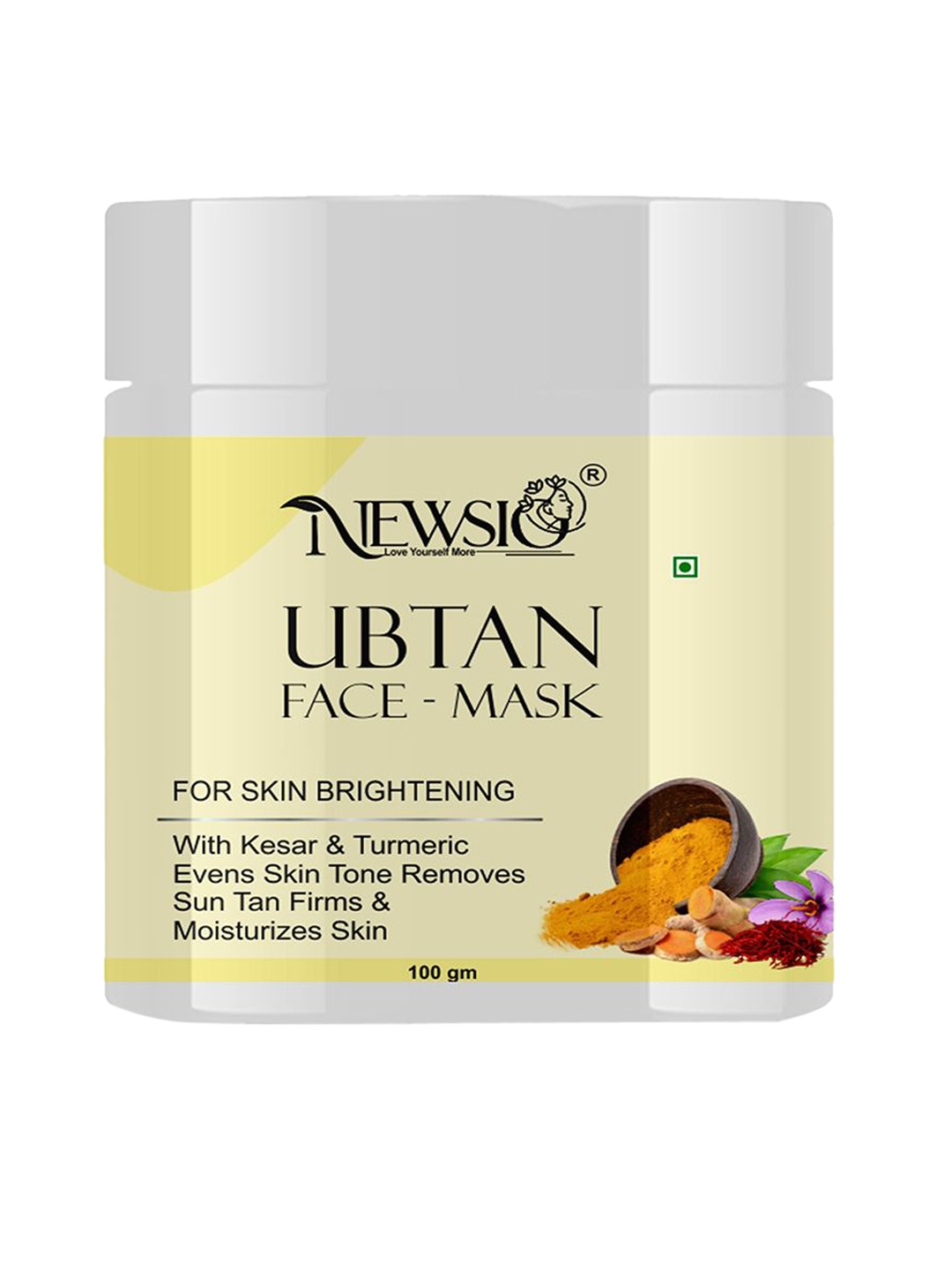 

Newsio Skin Brightening Ubtan Face Wash-100 g, Metallic