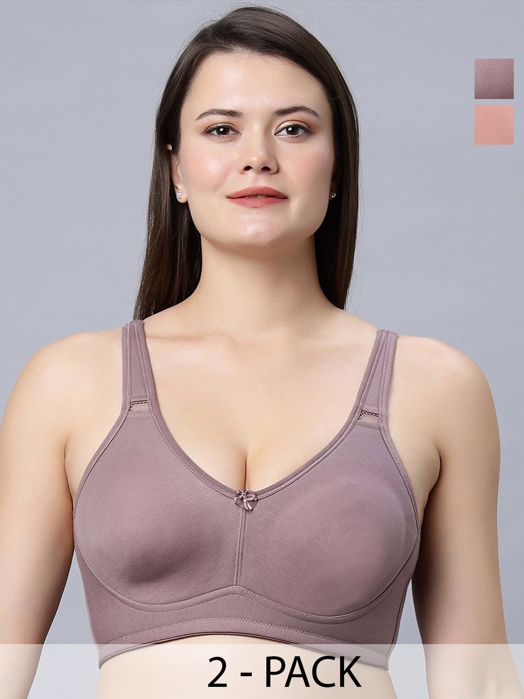 

In Care Pack of 2 Full Coverage Bra, Beige