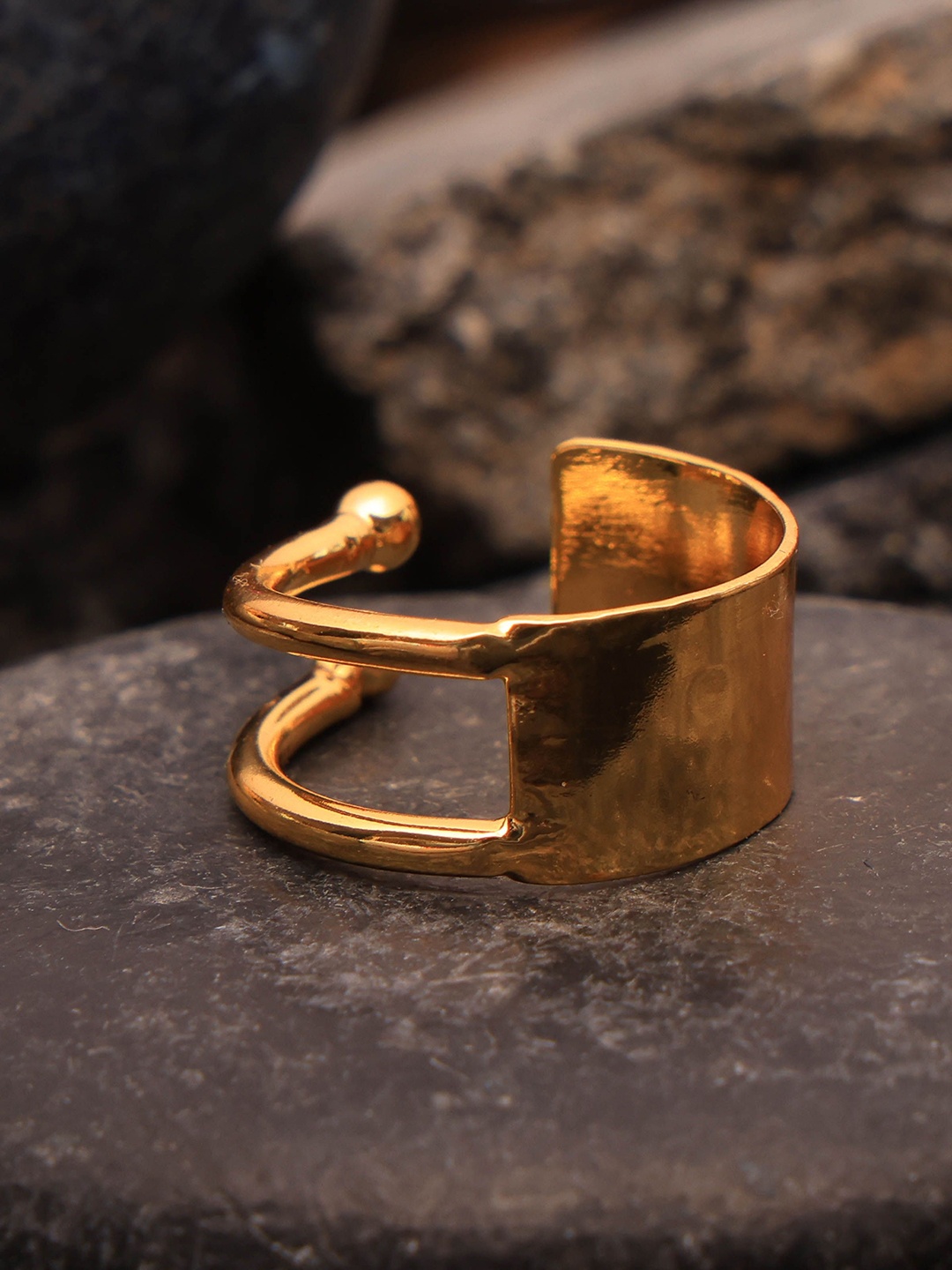 

ROYAL PITARAH Gold-Plated Bonny Adjustable Finger Ring