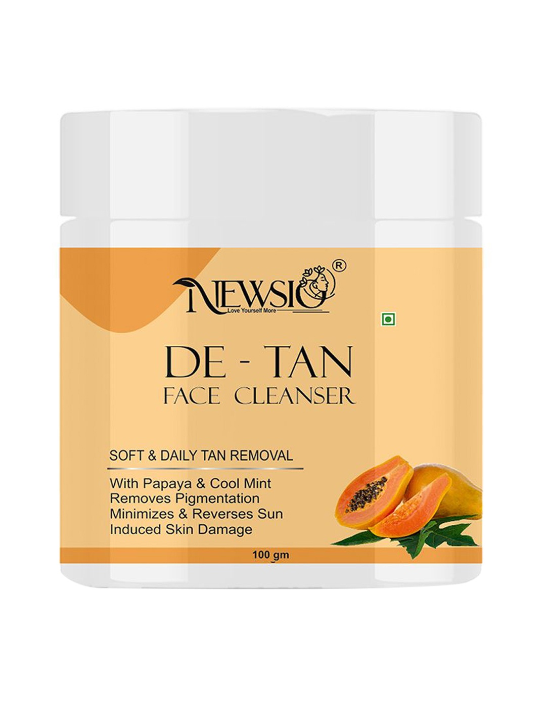 

Newsio De-Tan Face Cleanser-100 g, Metallic