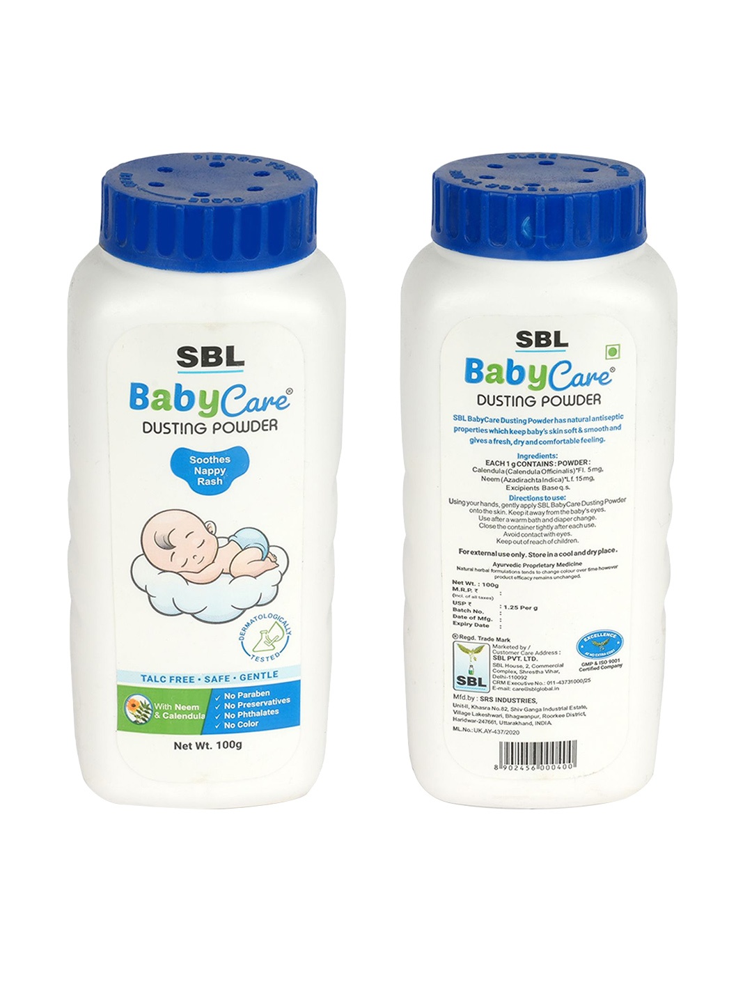 

SBL Baby Care Dusting Powder-100 g, White