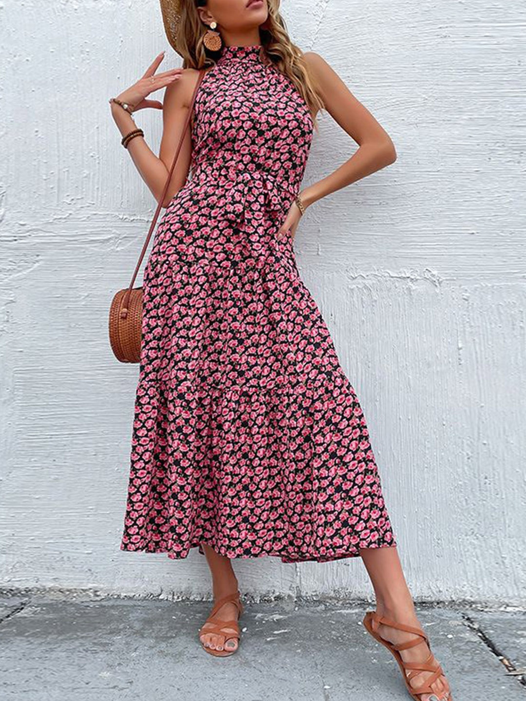 

StyleCast Women Floral Print A-Line Mini Dress, Pink