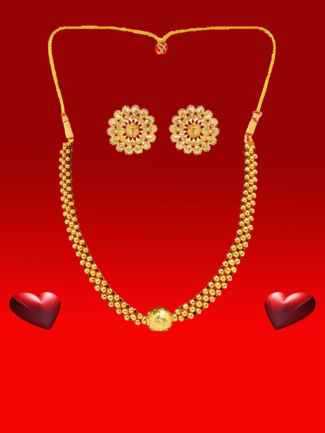 

Heer Collection Gold-Plated Jewellery Set