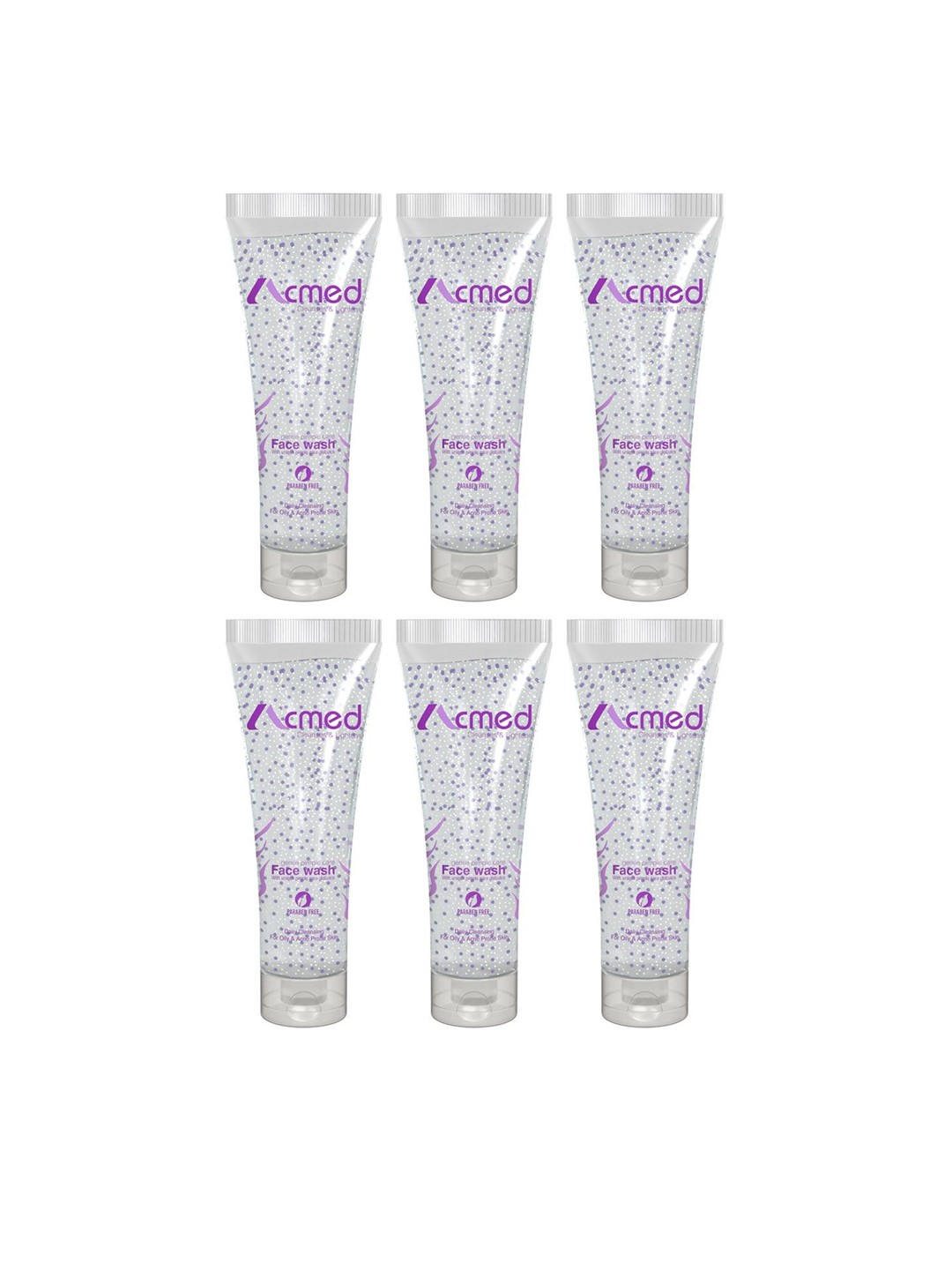 

ACMED Set Of 6 Gentle Pimple Care Face Wash - 70 g Each, Na