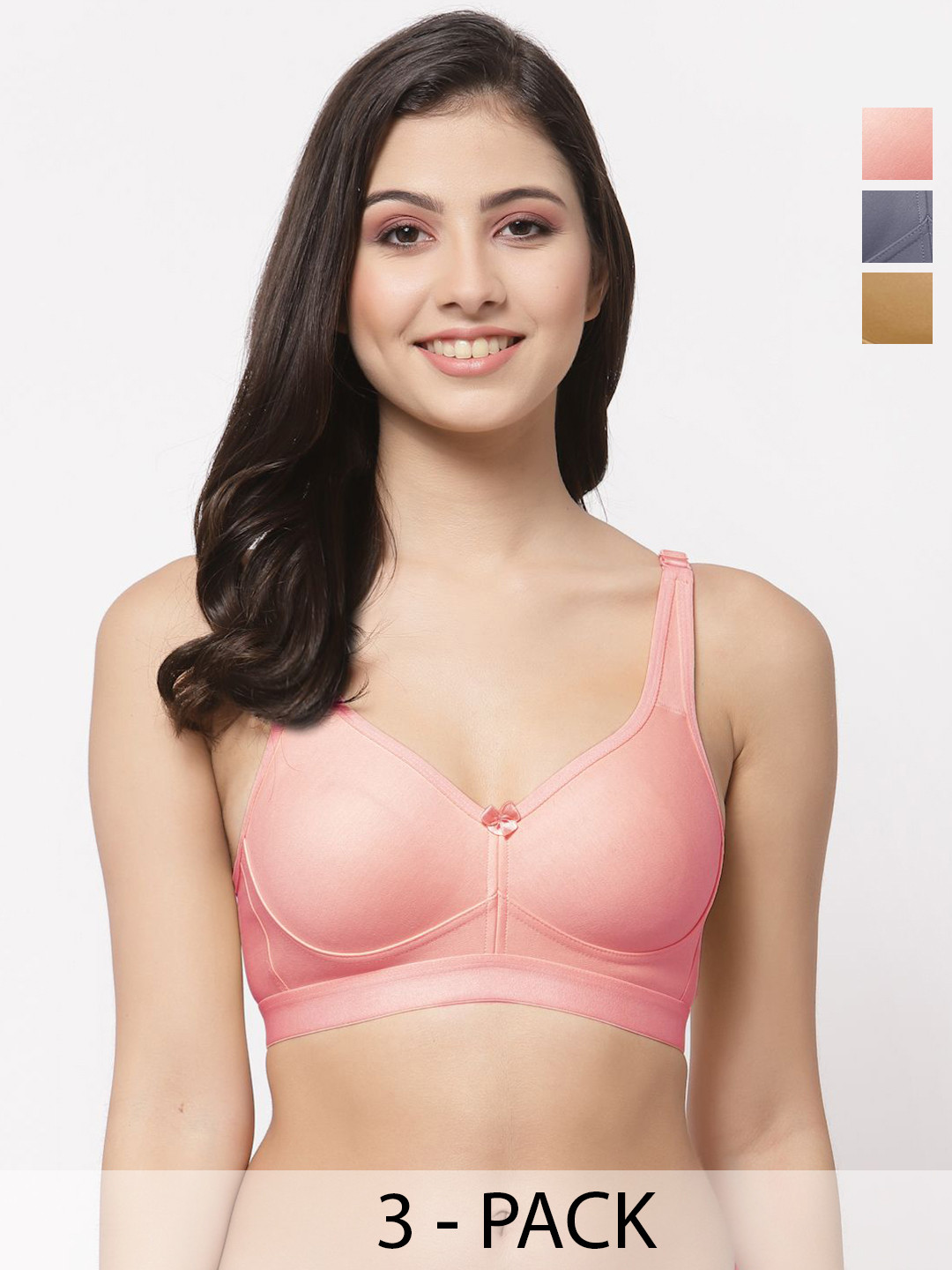 

College Girl Bra Full Coverage Lightly Padded, Grey