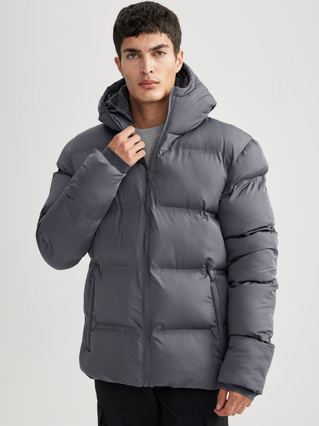 

DeFacto Men Puffer Jacket, Na
