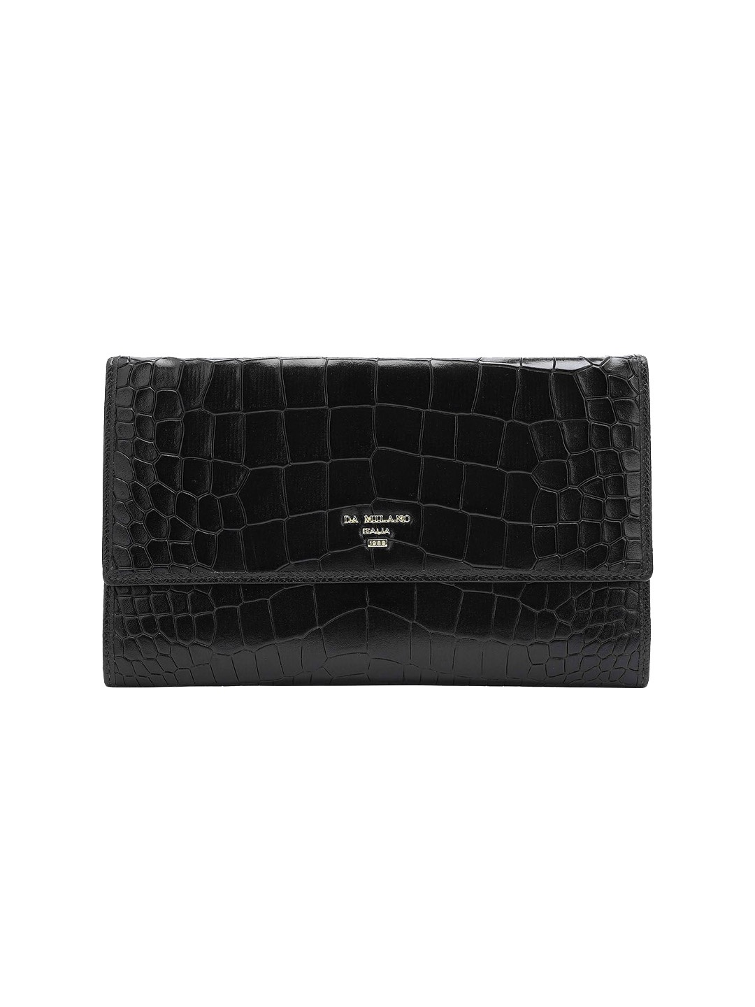 

Da Milano Textured Passport Cover Travel Accessory, Black