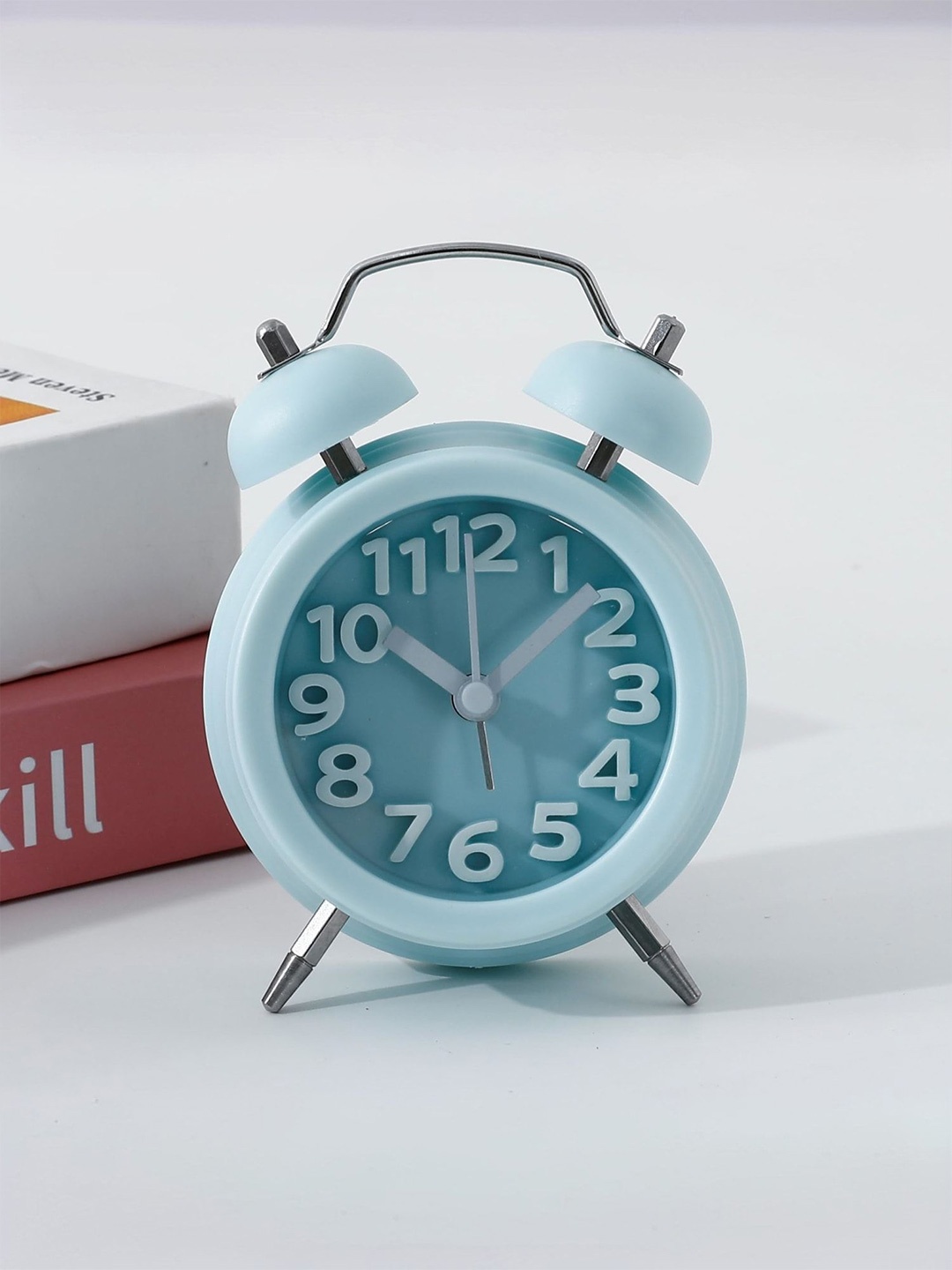 

Kuber Industries Blue Analogue Contemporary Alarm Clock