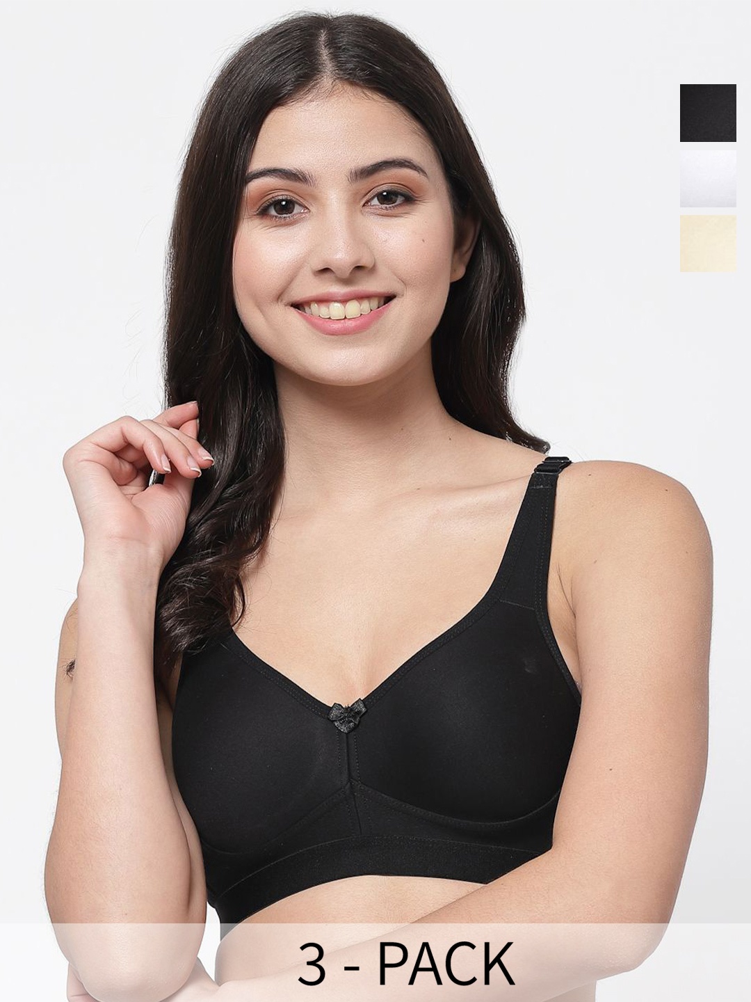 

College Girl Bra Full Coverage Lightly Padded, White