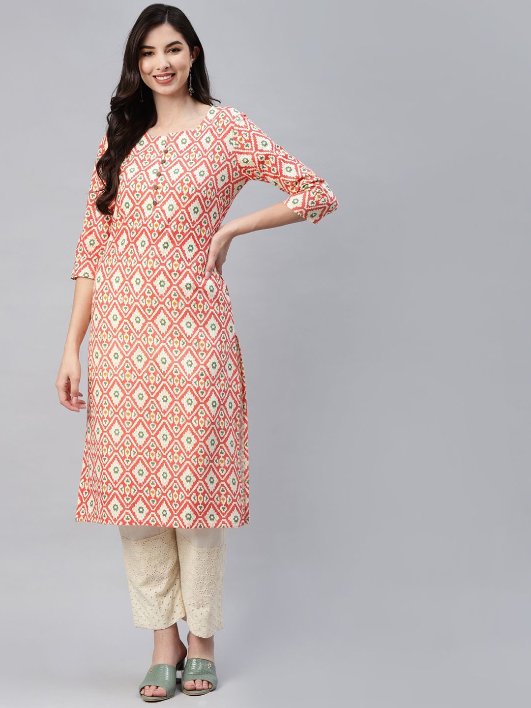 

BAESD Women Kurta, Red