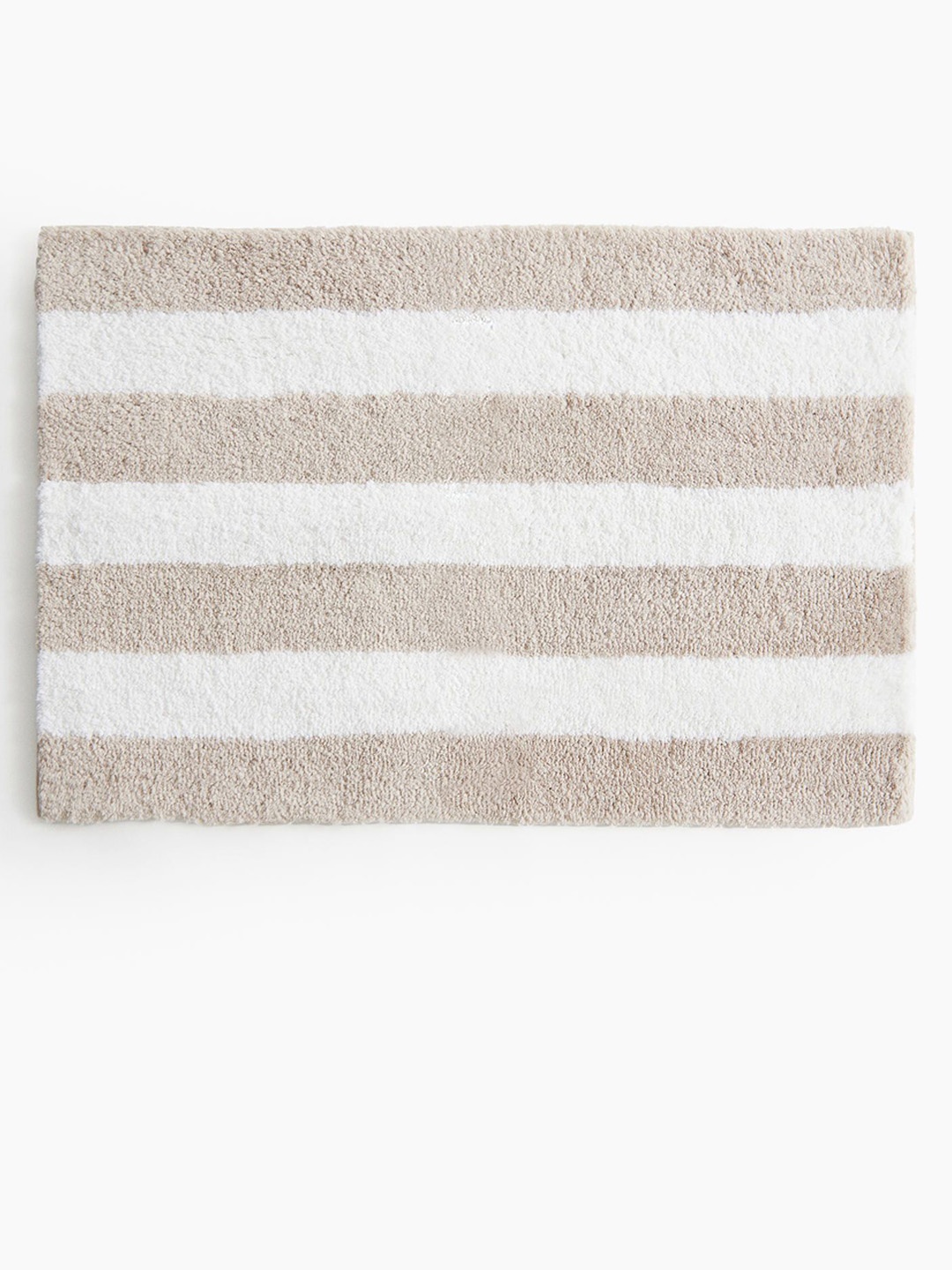 

H&M Beige Cotton Blend Bath Mat