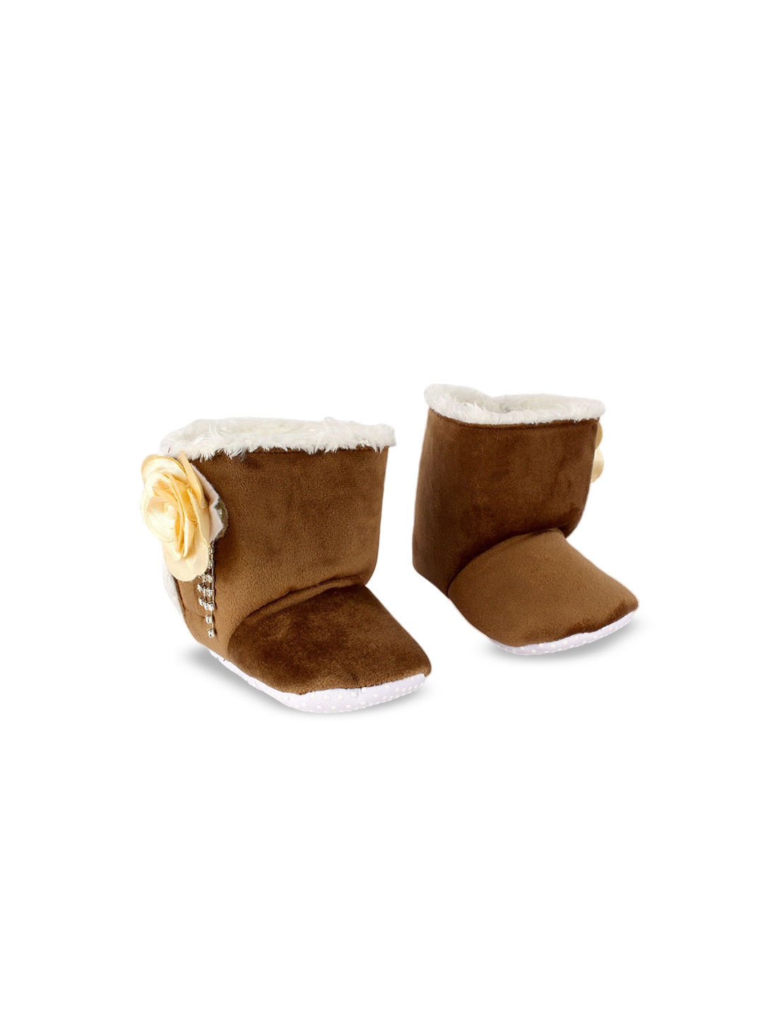 

Daizy Kids Soft Booties, Brown