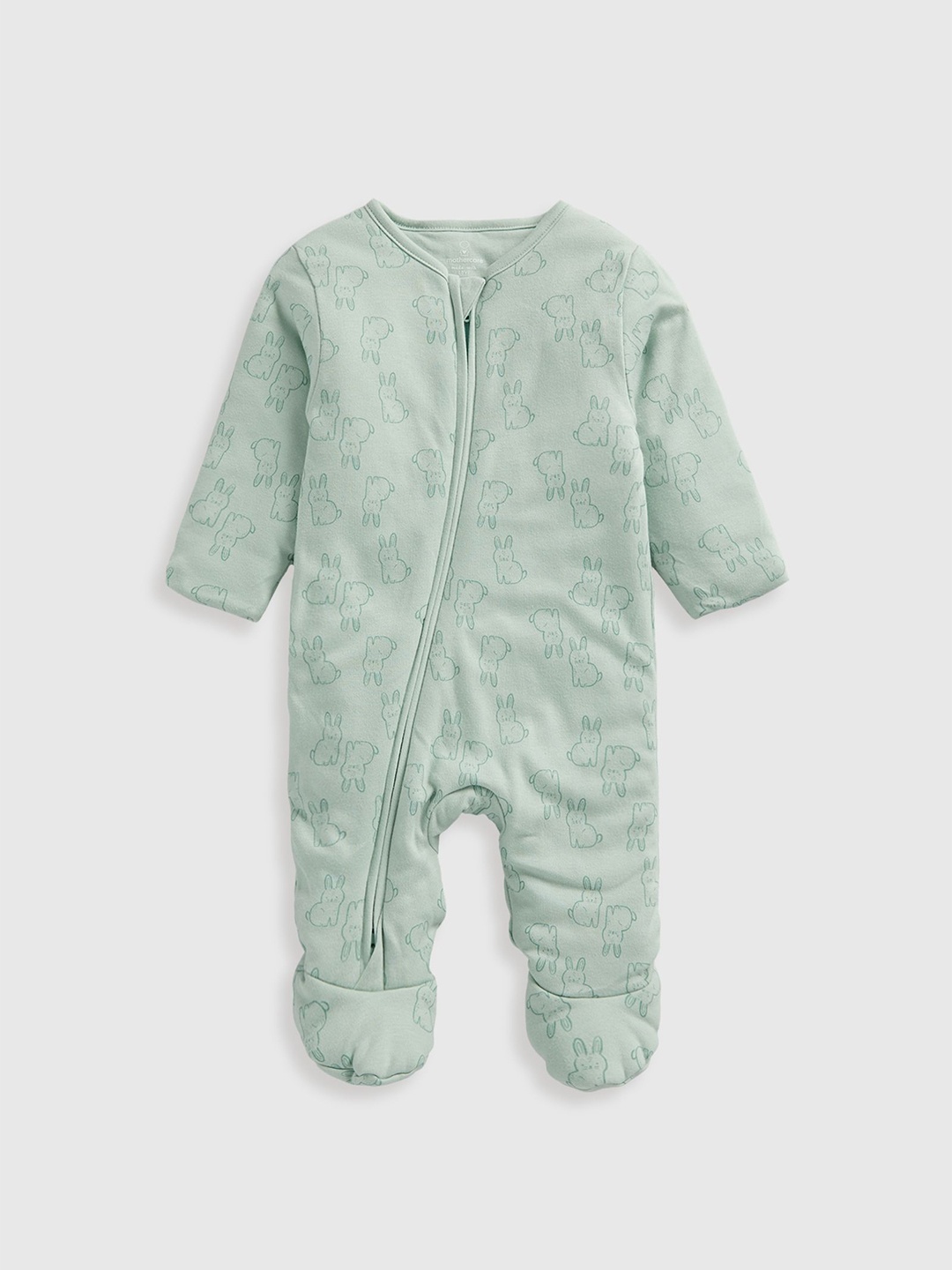 

mothercare Girls Printed Sleepsuit, Green
