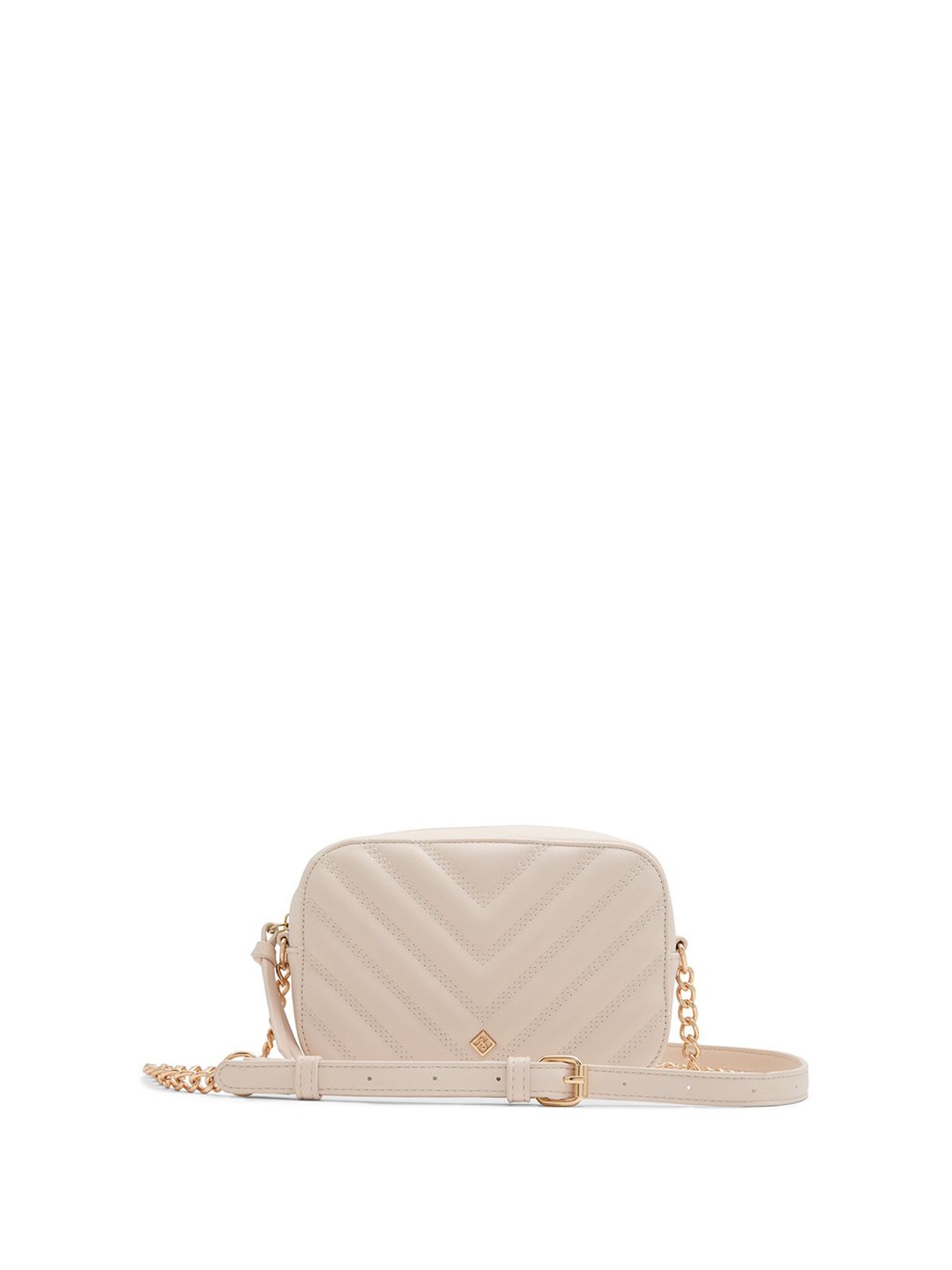 

Call It Spring PU Structured Sling Bag With Quilted, Beige