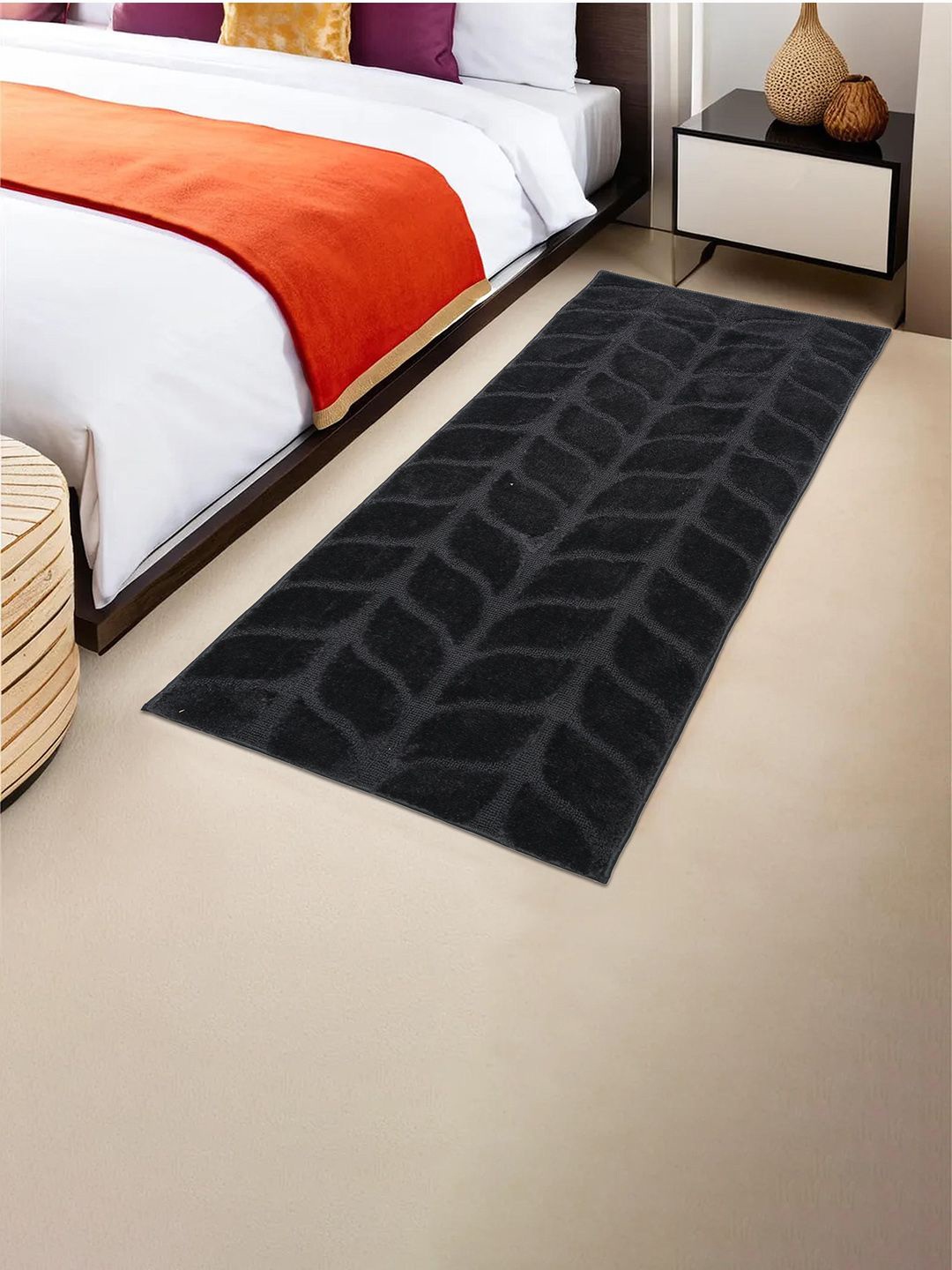 

Kuber Industries Grey Textured Anti-Skid Rectangular Floor Runners