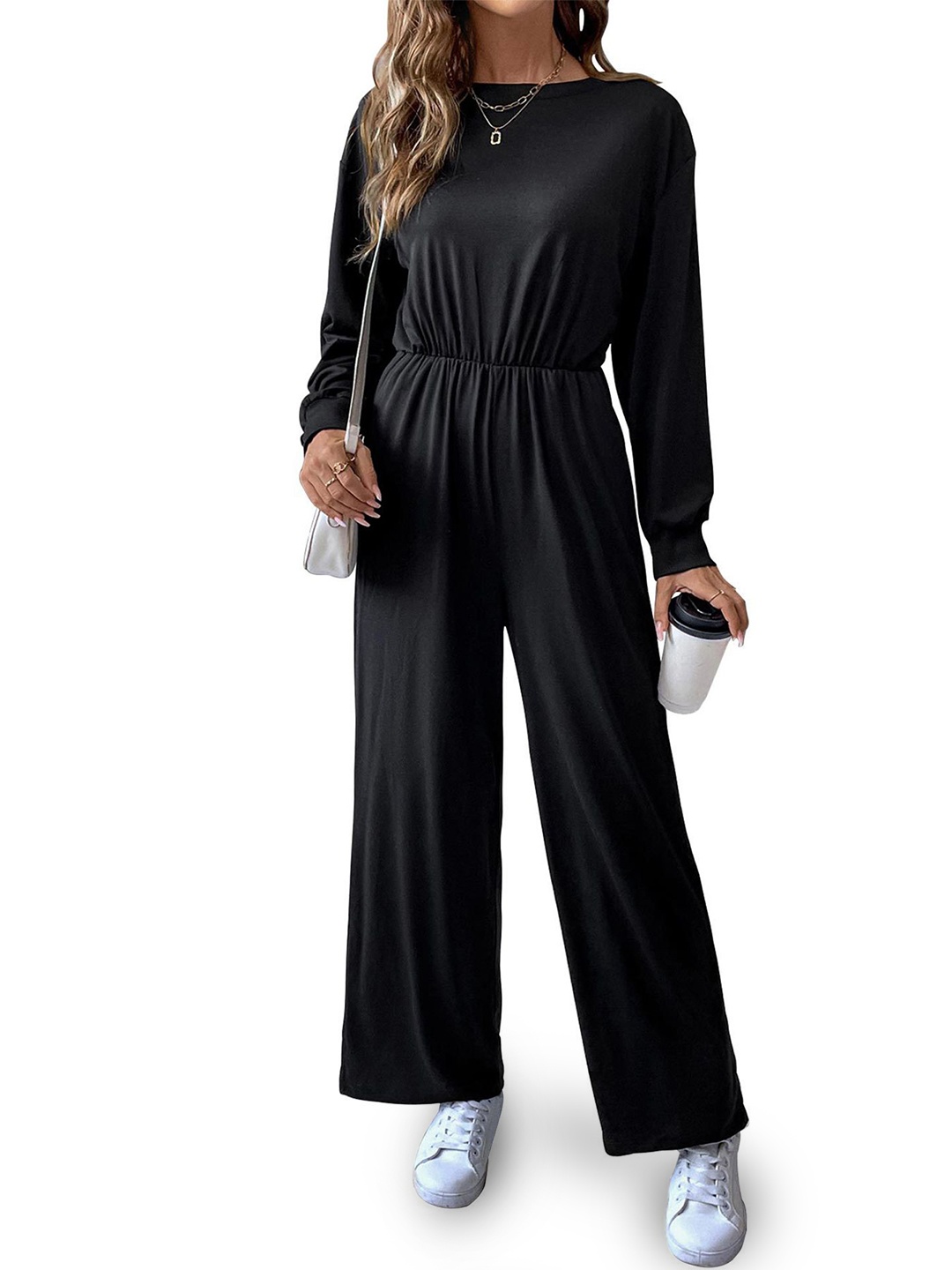 

StyleCast x Revolte Women Basic Jumpsuit, Black