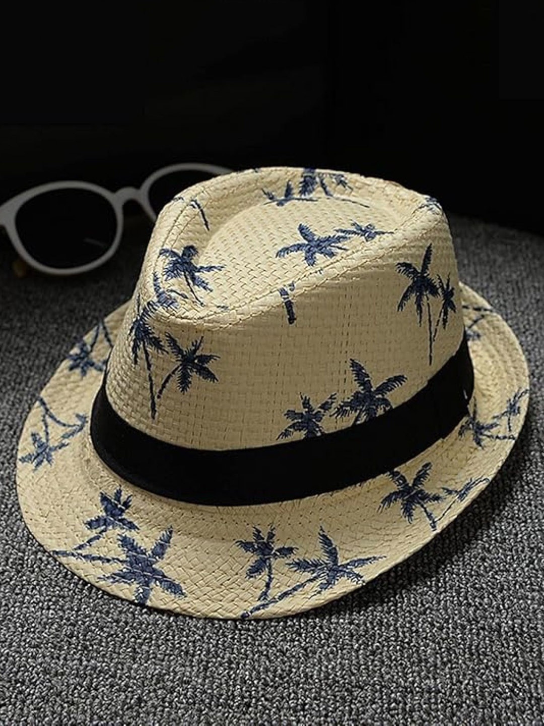 

Infispace Women Beige Self Design Fedora Hat