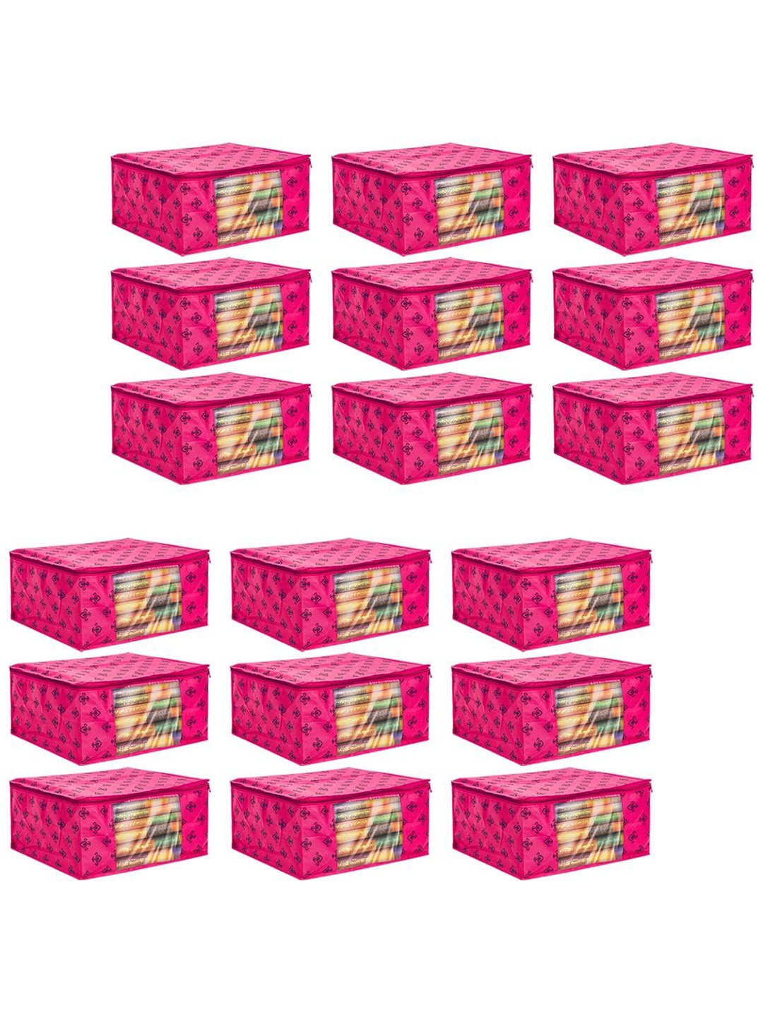 

prettykrafts Pink 18 Pieces Drawer Organisers