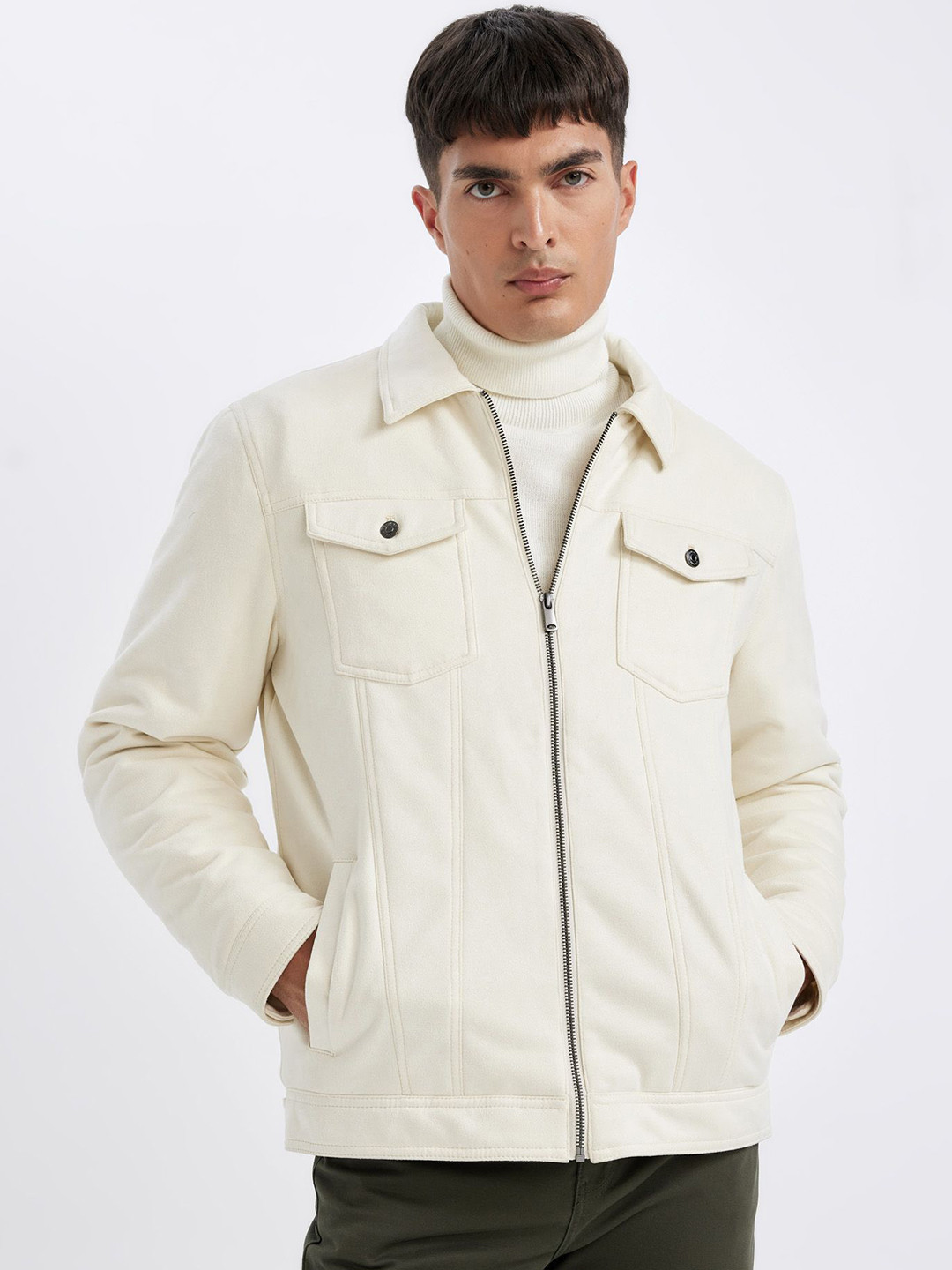 

DeFacto Men Camouflage Padded Jacket, Na