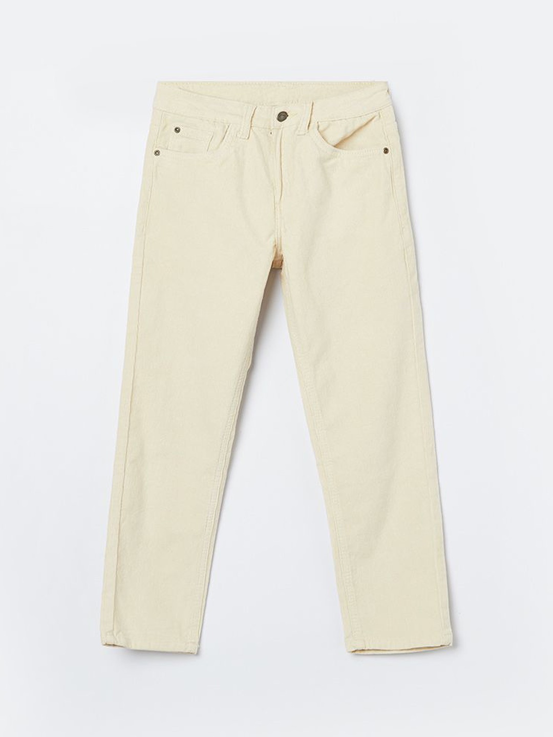 

Fame Forever by Lifestyle Boys Solid Regular Trousers, Beige