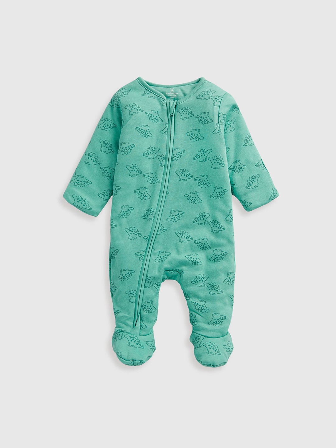 

mothercare Boys Printed Sleepsuit, Green
