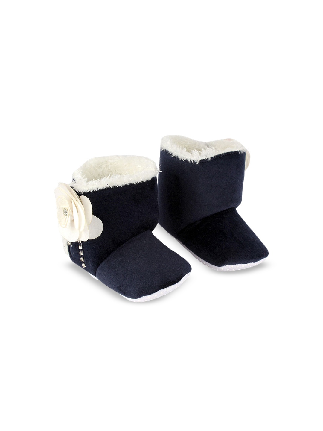 

Daizy Kids Girls Soft Long Booties, Navy blue
